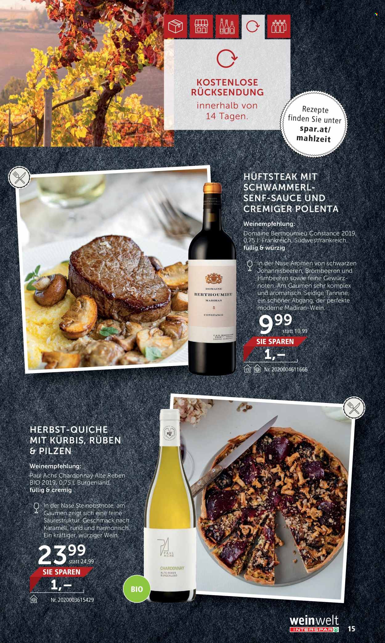 Angebote INTERSPAR - 12.9.2024 - 2.10.2024. Seite 15