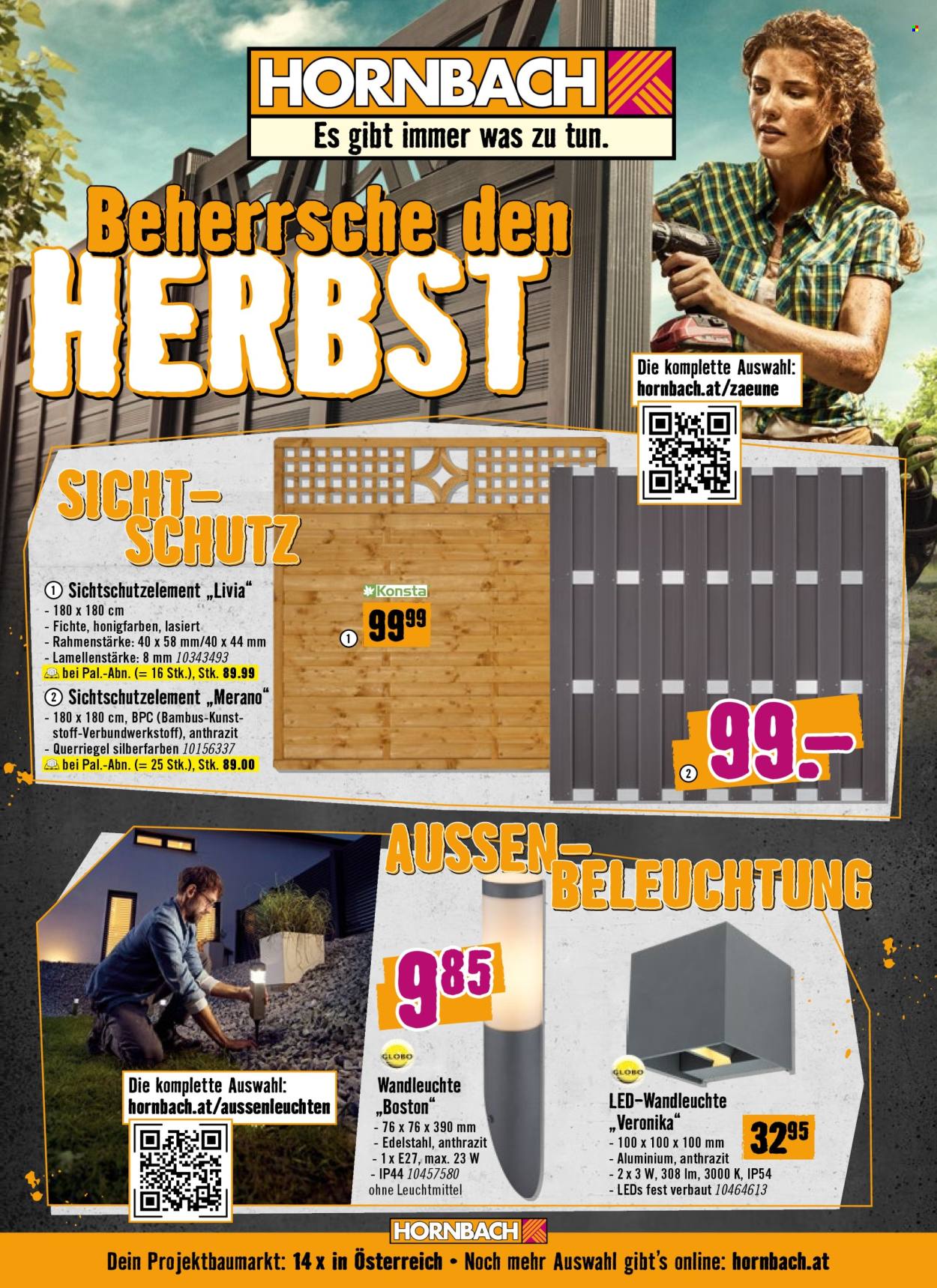 Angebote Hornbach - 12.9.2024 - 25.9.2024. Seite 1