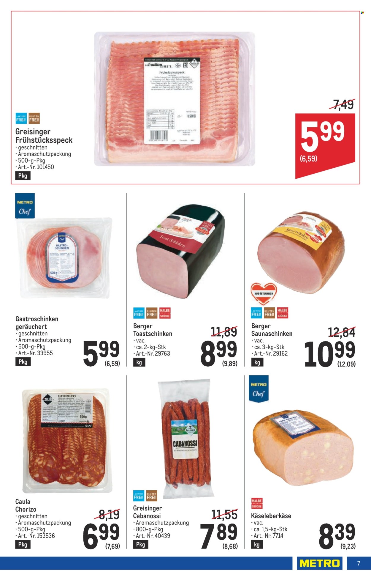 Angebote Metro - 19.9.2024 - 2.10.2024. Seite 7