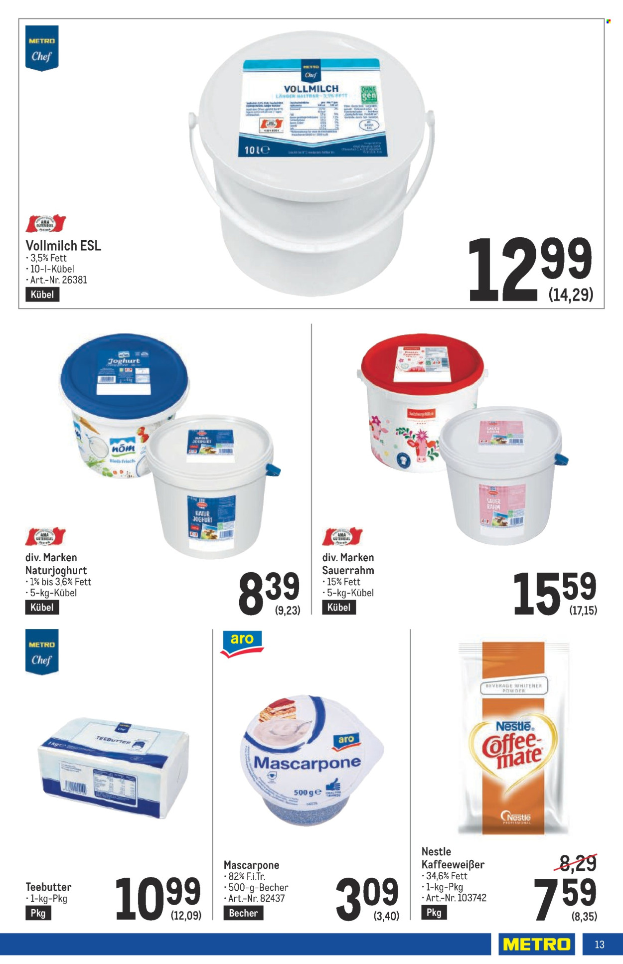 Angebote Metro - 19.9.2024 - 2.10.2024. Seite 13