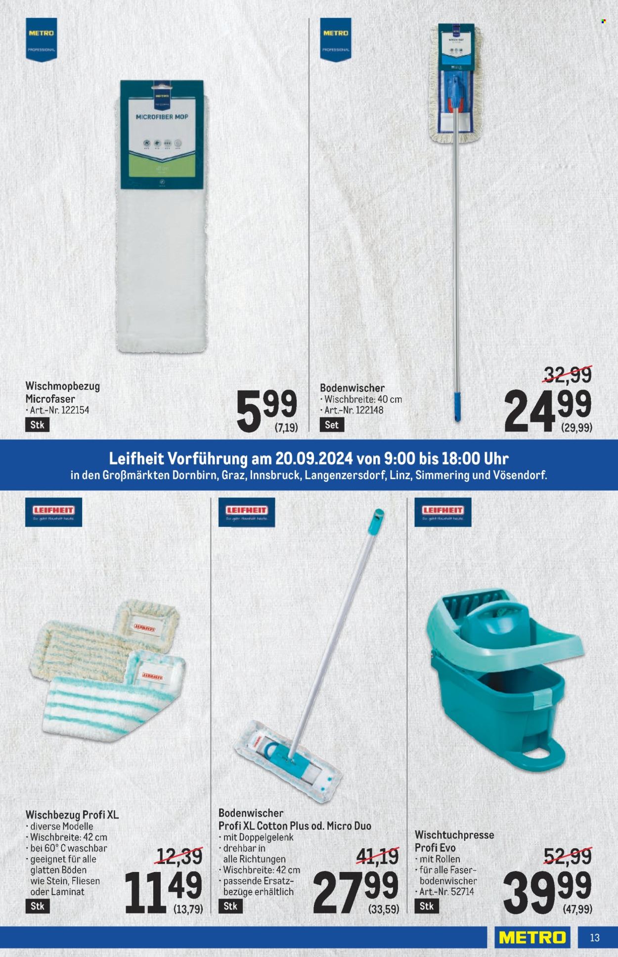 Angebote Metro - 19.9.2024 - 2.10.2024. Seite 13