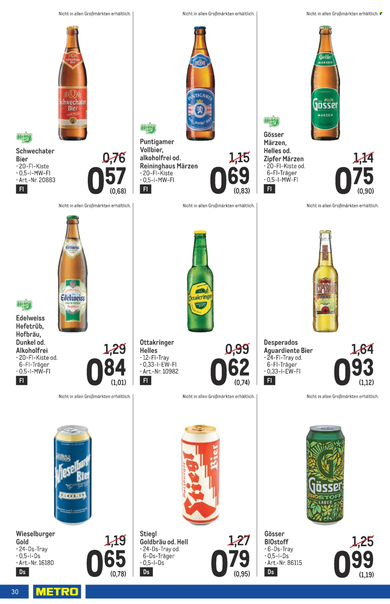 Angebote Metro - 19.9.2024 - 2.10.2024. Seite 30