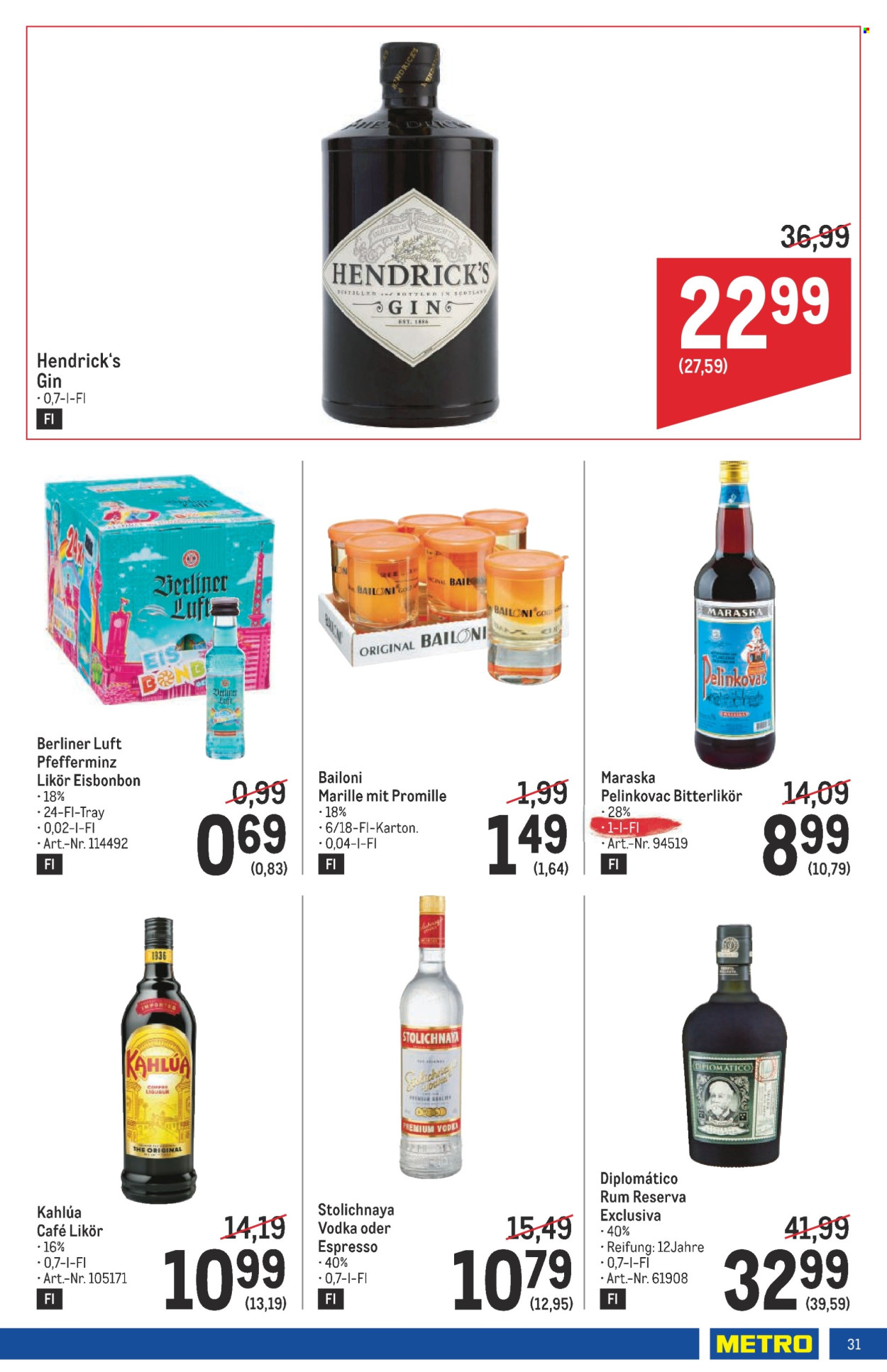 Angebote Metro - 19.9.2024 - 2.10.2024. Seite 31