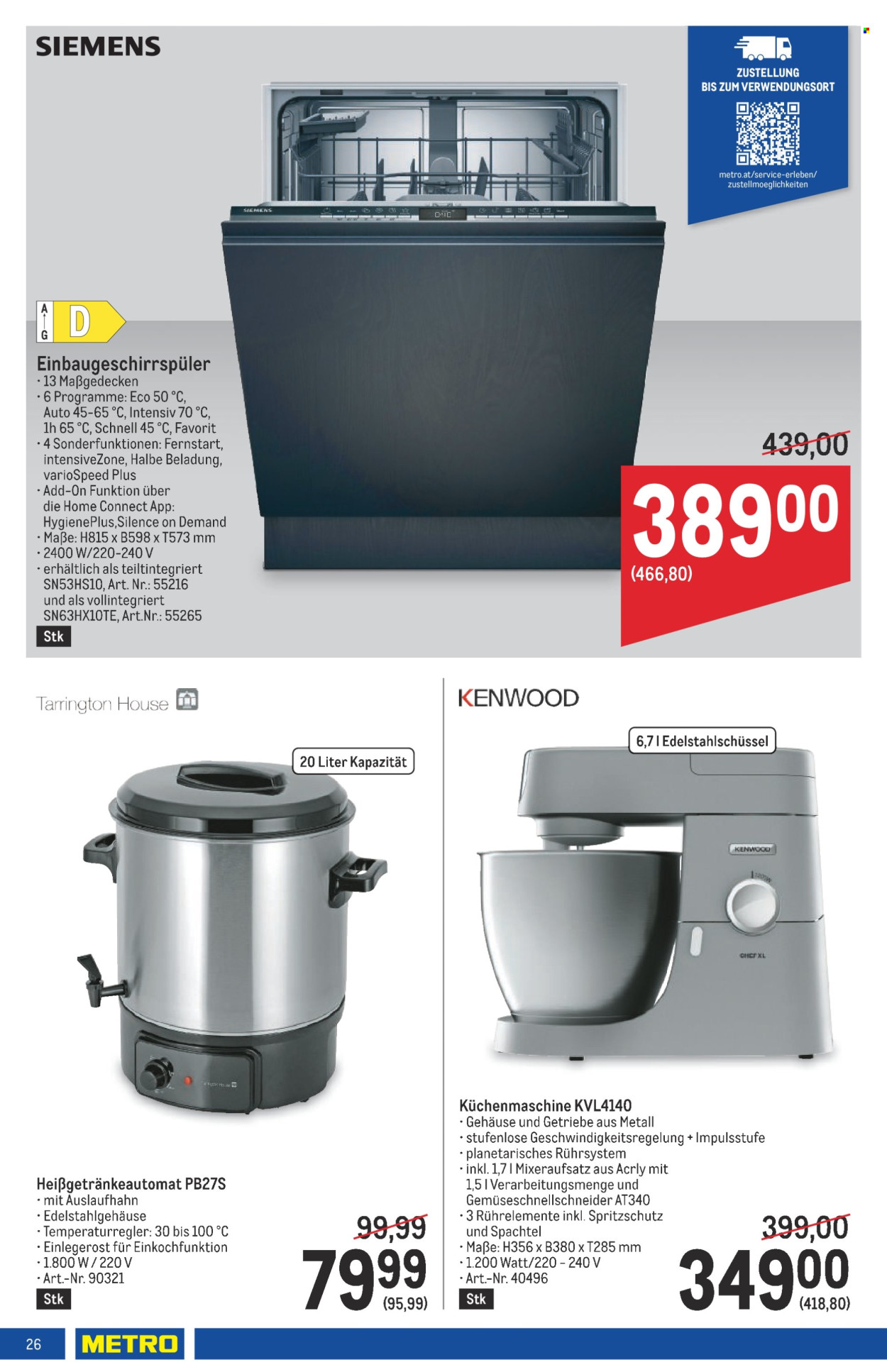 Angebote Metro - 19.9.2024 - 2.10.2024. Seite 26