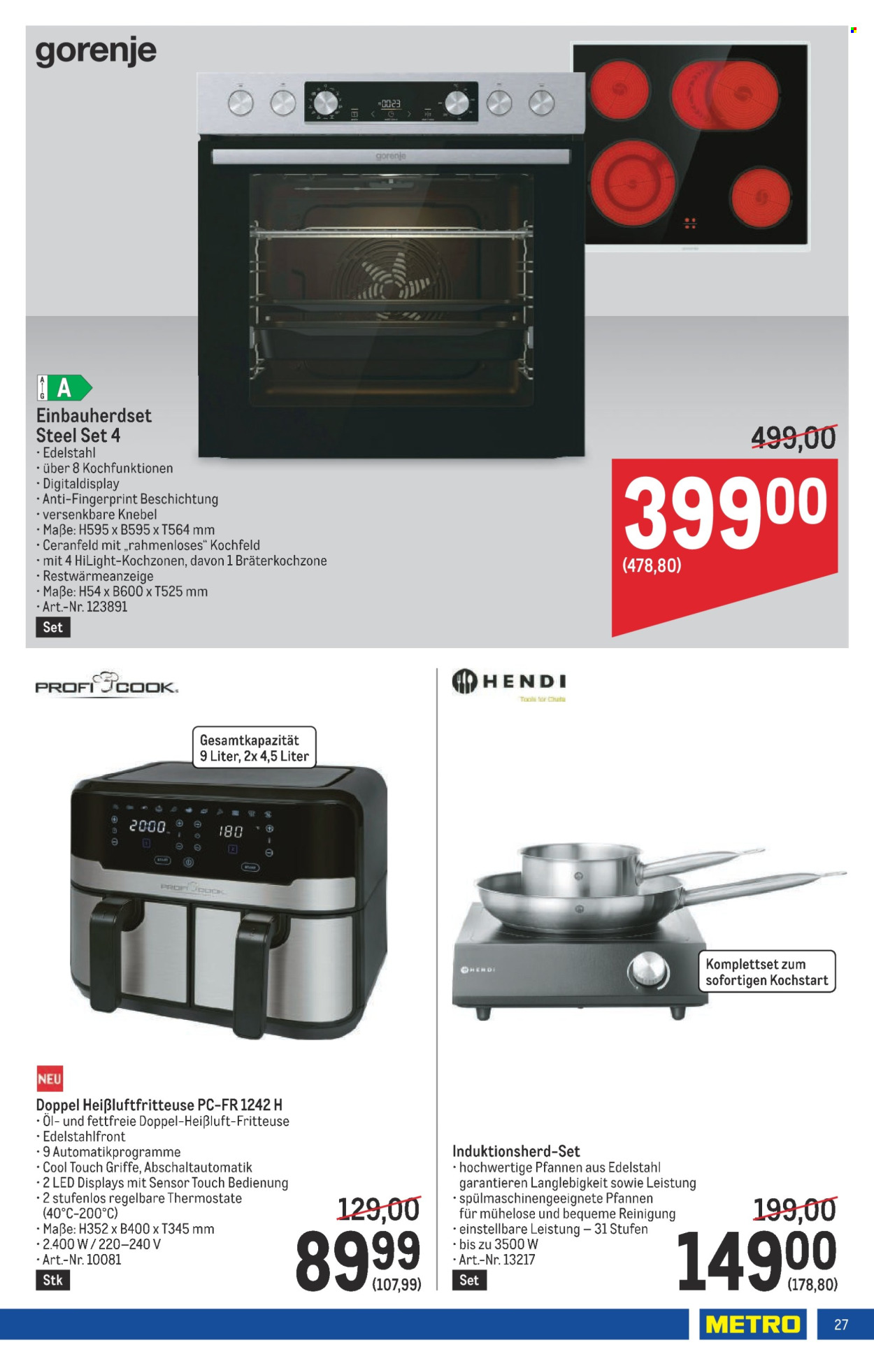 Angebote Metro - 19.9.2024 - 2.10.2024. Seite 27