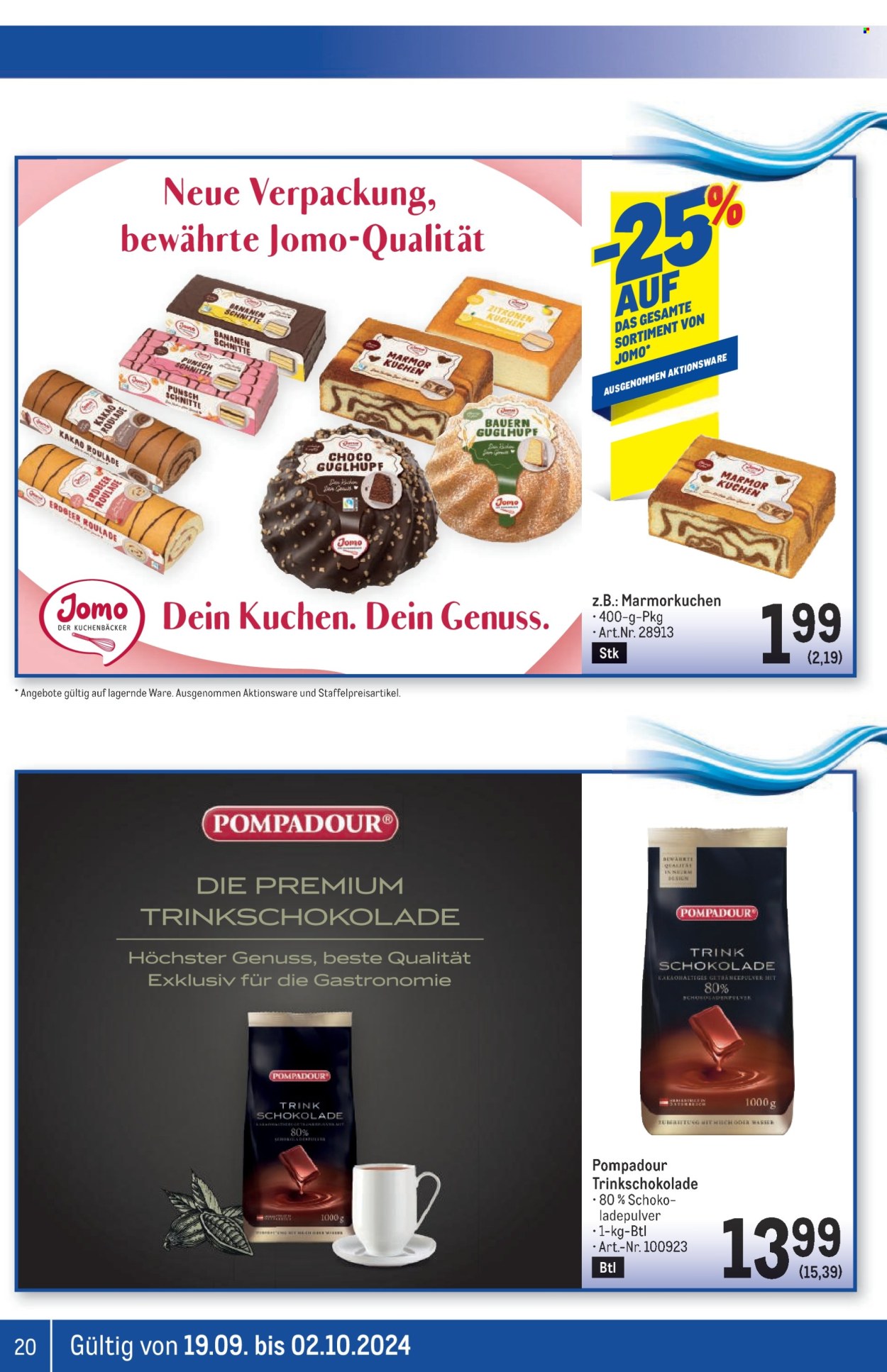 Angebote Metro - 19.9.2024 - 2.10.2024. Seite 20
