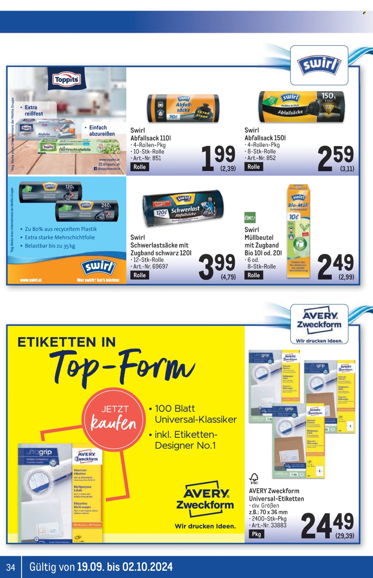 Angebote Metro - 19.9.2024 - 2.10.2024. Seite 34