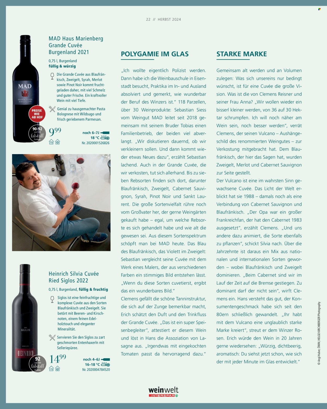 Angebote INTERSPAR - 13.9.2024 - 4.12.2024. Seite 22