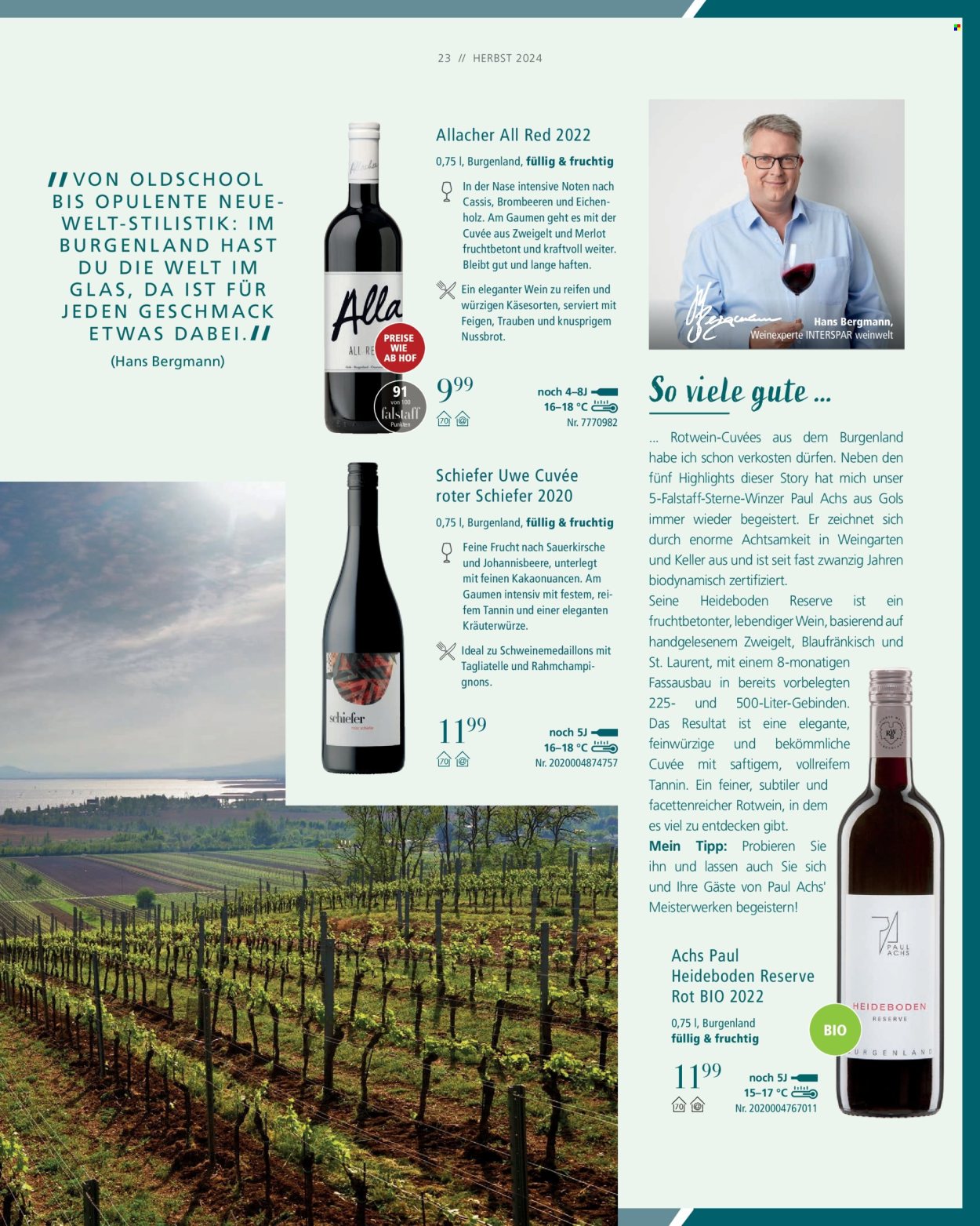 Angebote INTERSPAR - 13.9.2024 - 4.12.2024. Seite 23