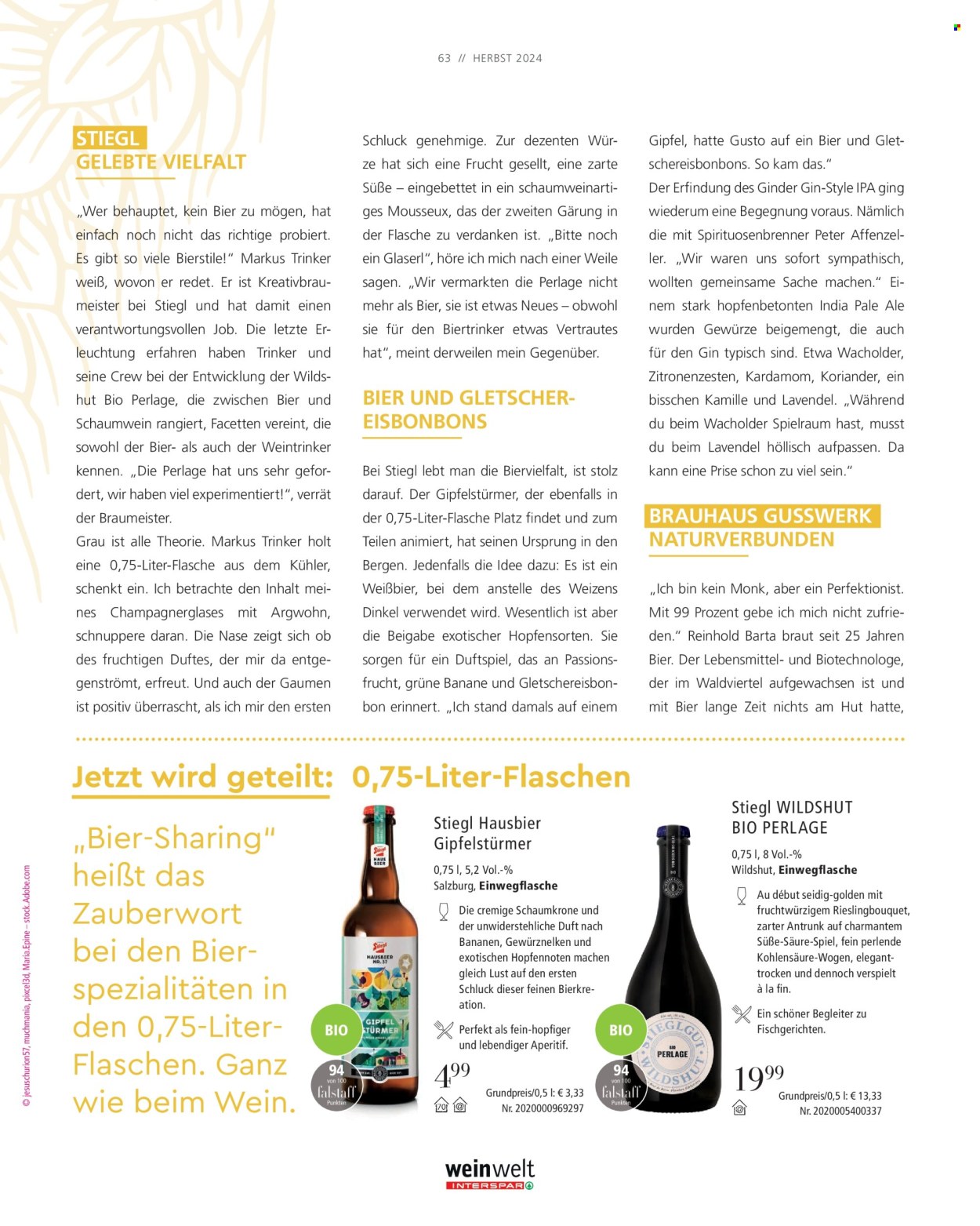 Angebote INTERSPAR - 13.9.2024 - 4.12.2024. Seite 63