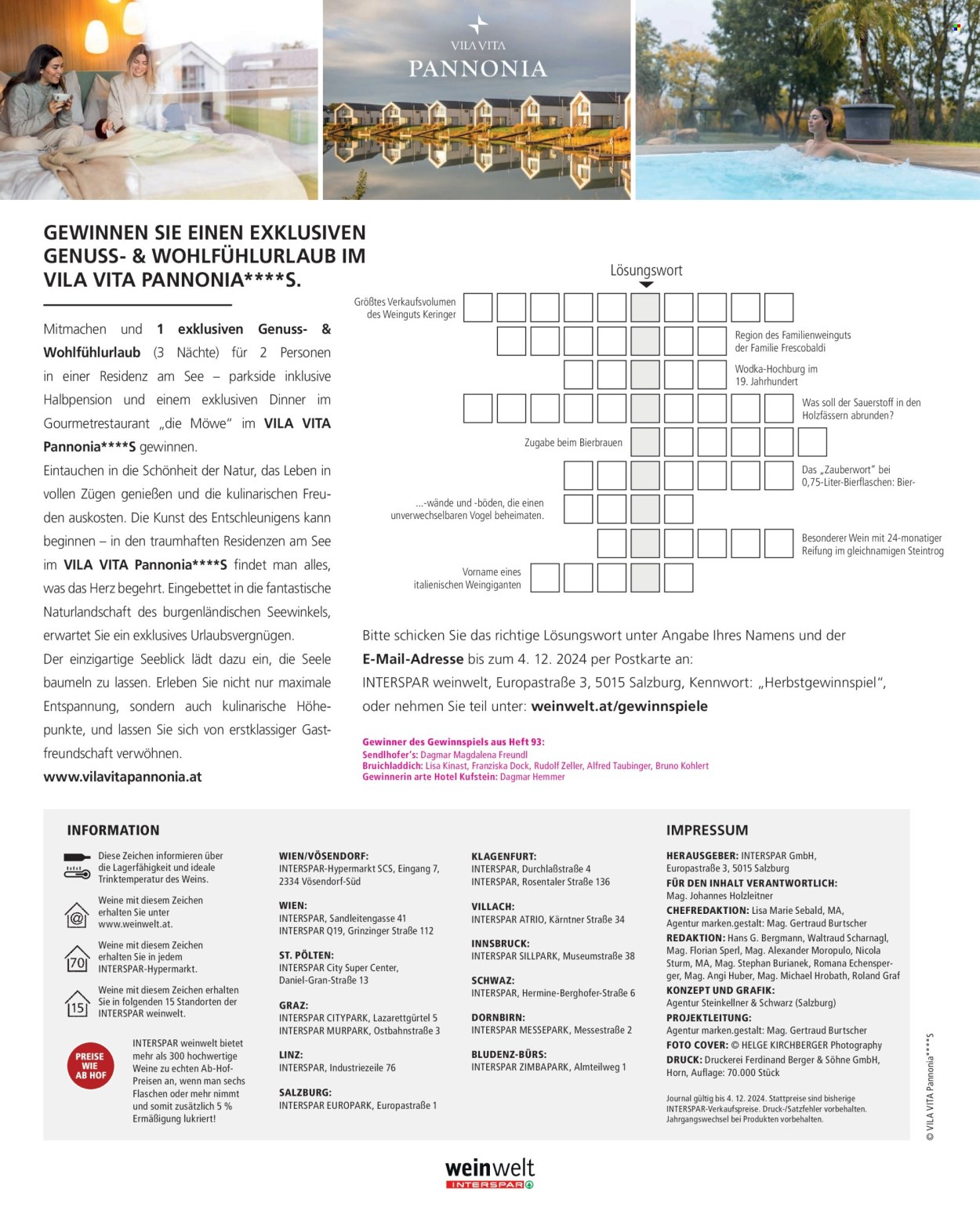 Angebote INTERSPAR - 13.9.2024 - 4.12.2024. Seite 66