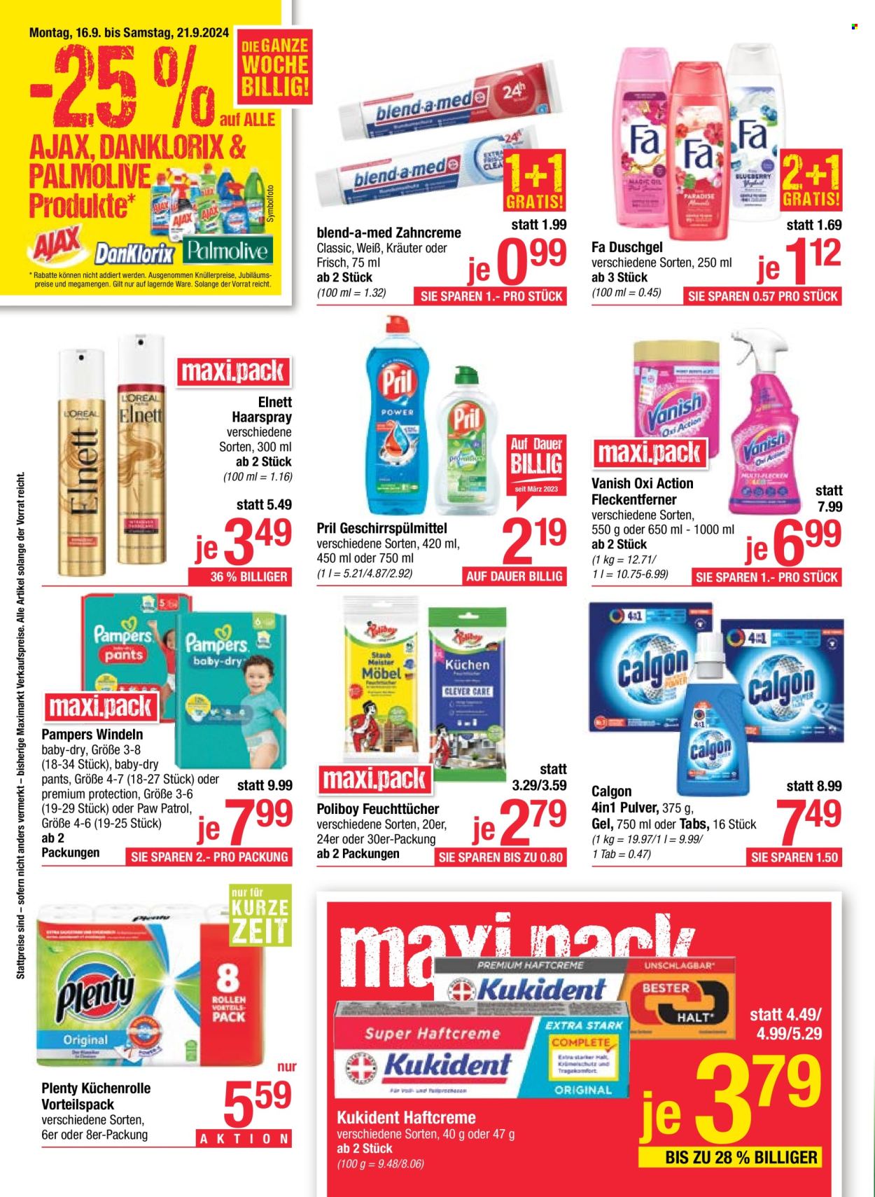 Angebote Maximarkt - 16.9.2024 - 21.9.2024. Seite 12