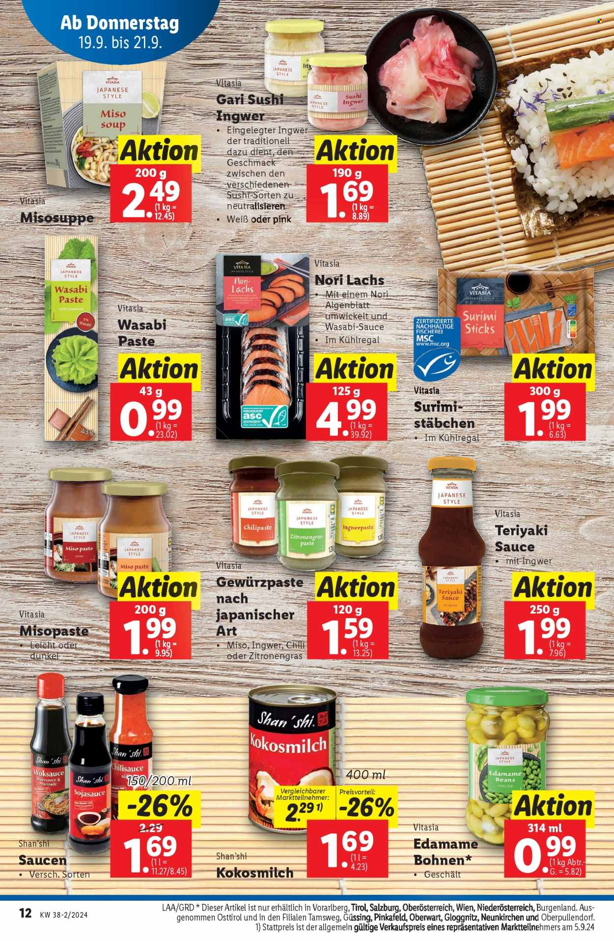 Angebote Lidl - 19.9.2024 - 25.9.2024. Seite 12