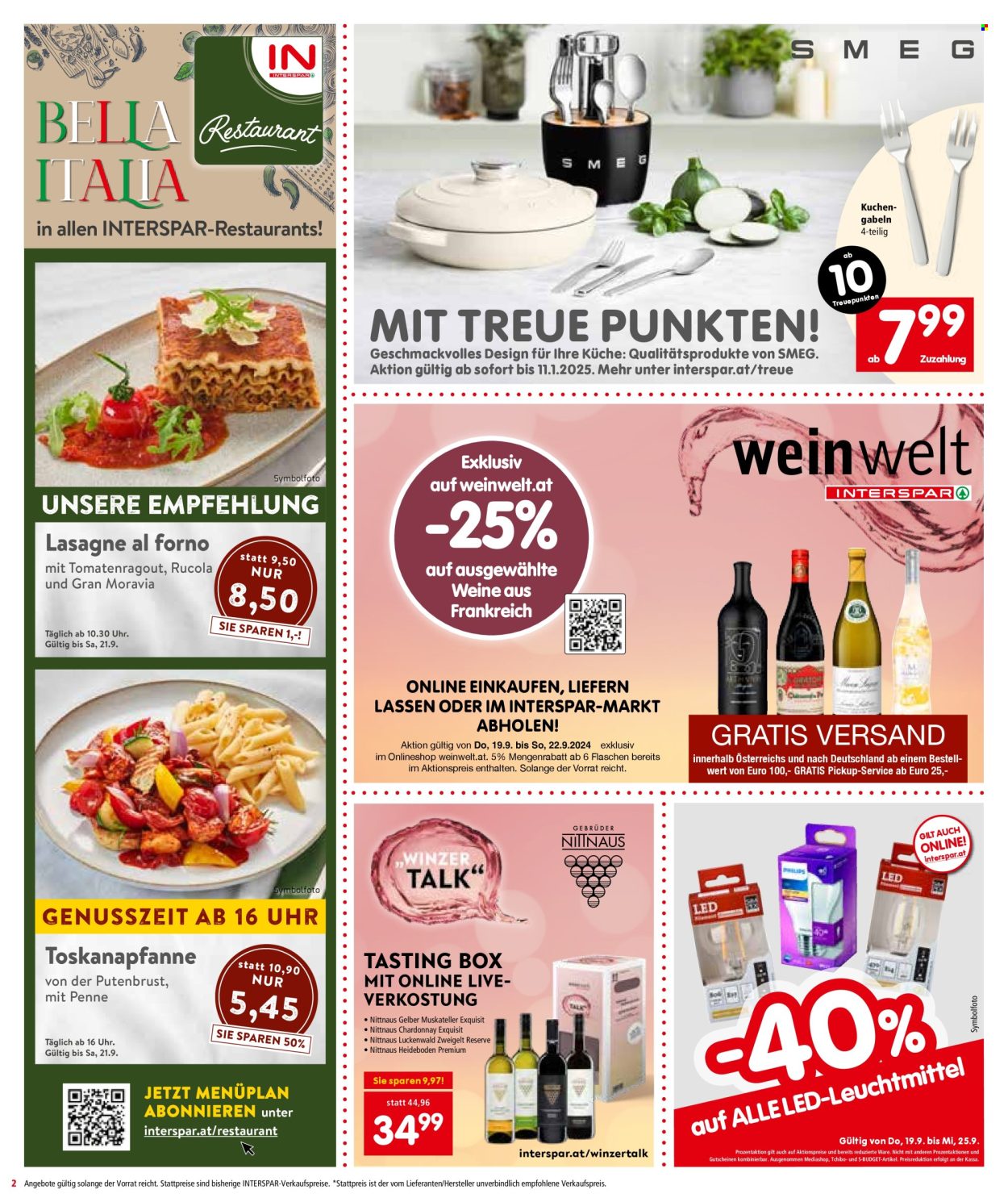 Angebote INTERSPAR - 19.9.2024 - 2.10.2024. Seite 2