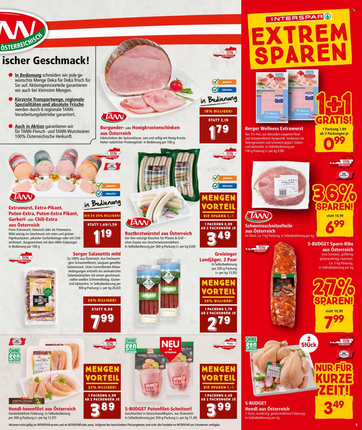 Angebote INTERSPAR - 19.9.2024 - 2.10.2024. Seite 5