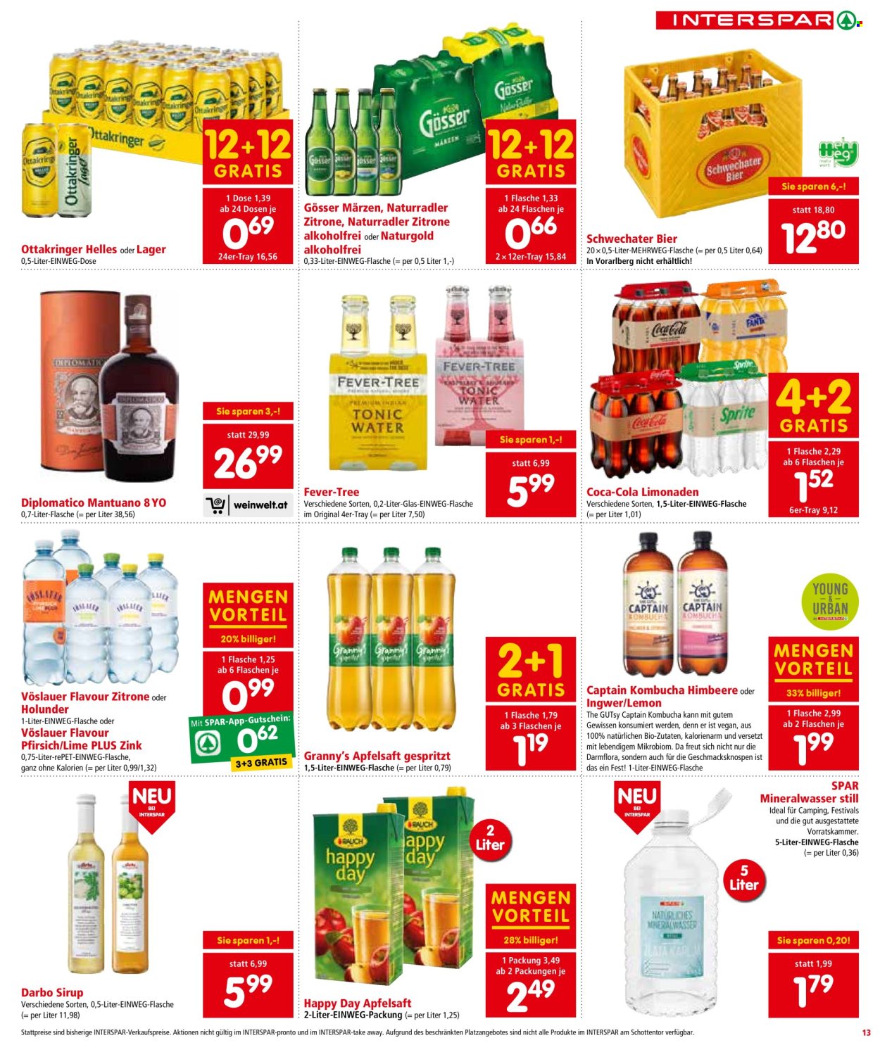 Angebote INTERSPAR - 19.9.2024 - 2.10.2024. Seite 13