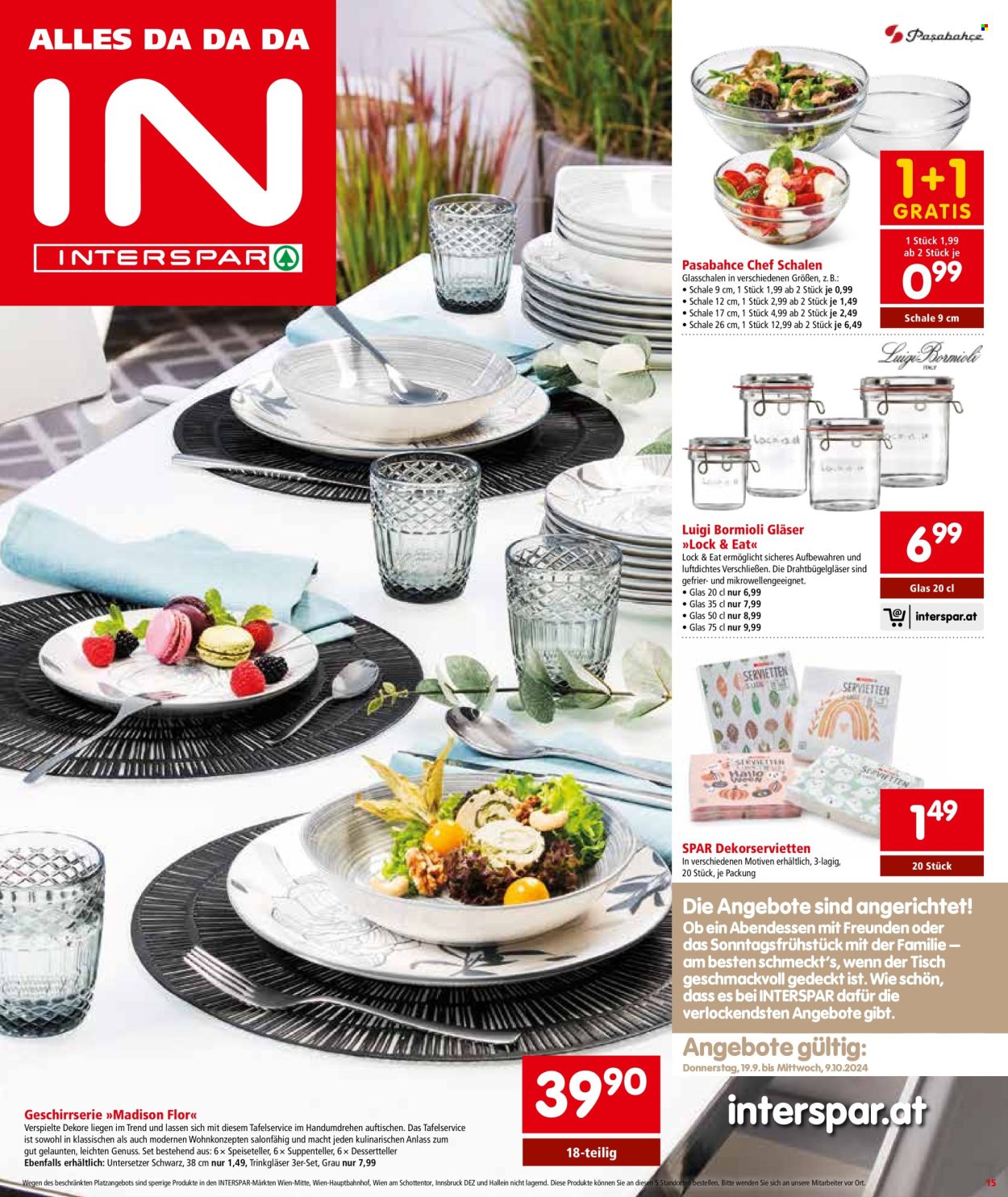 Angebote INTERSPAR - 19.9.2024 - 2.10.2024. Seite 15