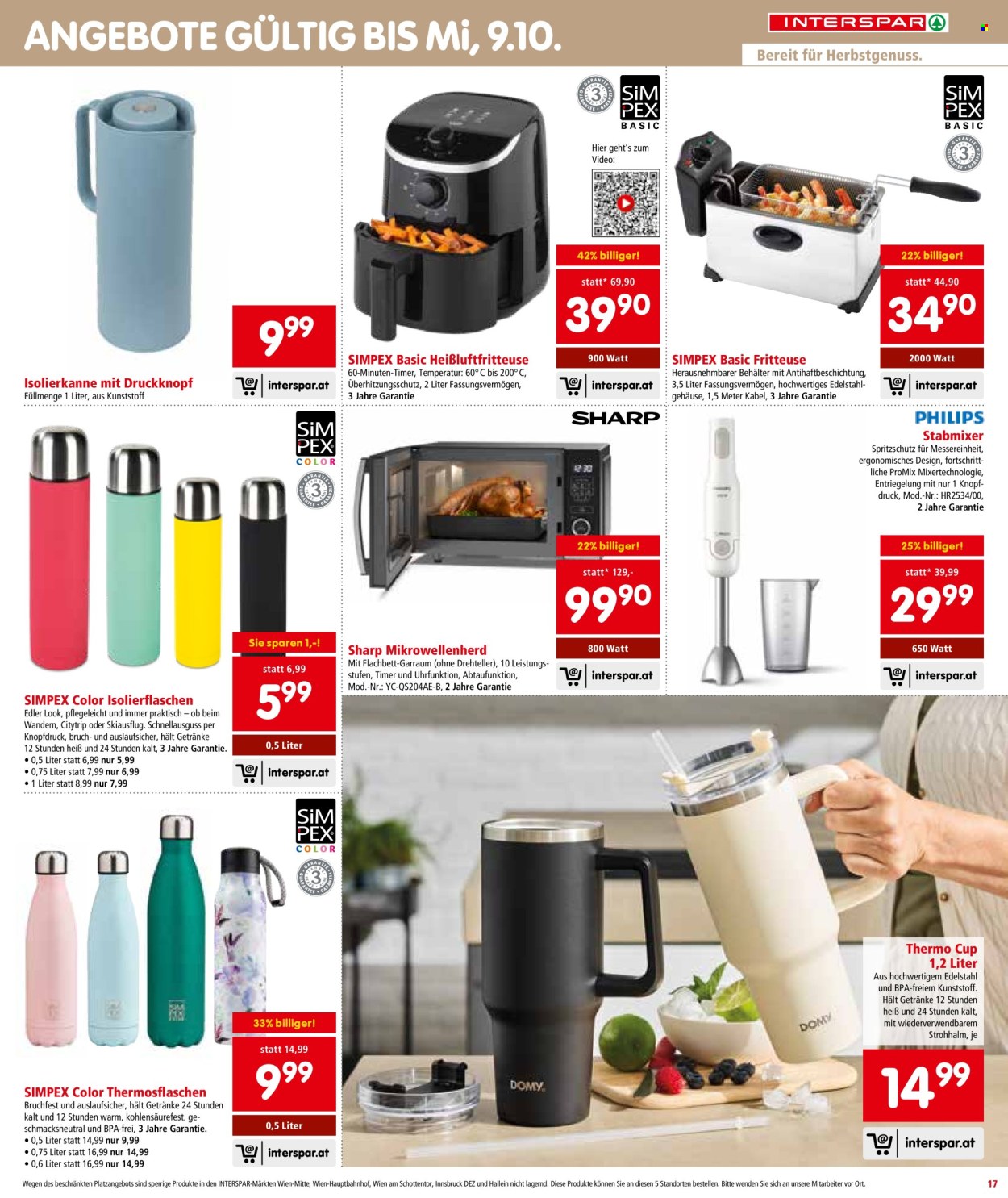 Angebote INTERSPAR - 19.9.2024 - 2.10.2024. Seite 17