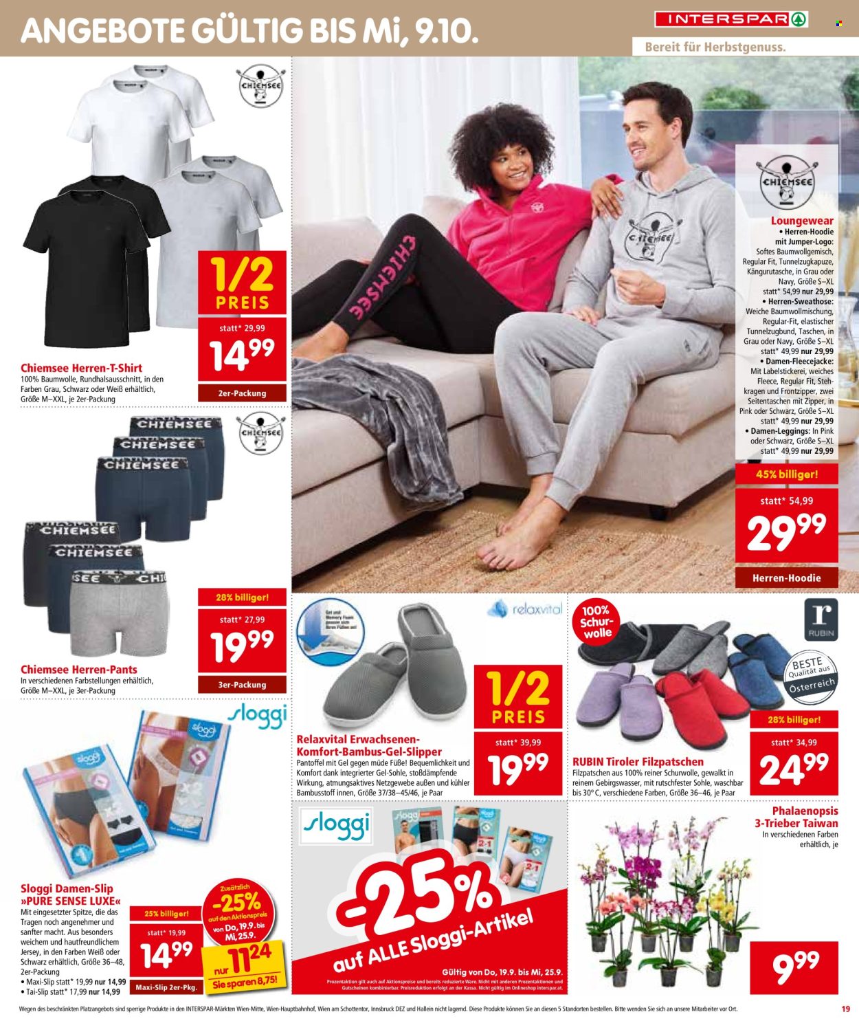 Angebote INTERSPAR - 19.9.2024 - 2.10.2024. Seite 19