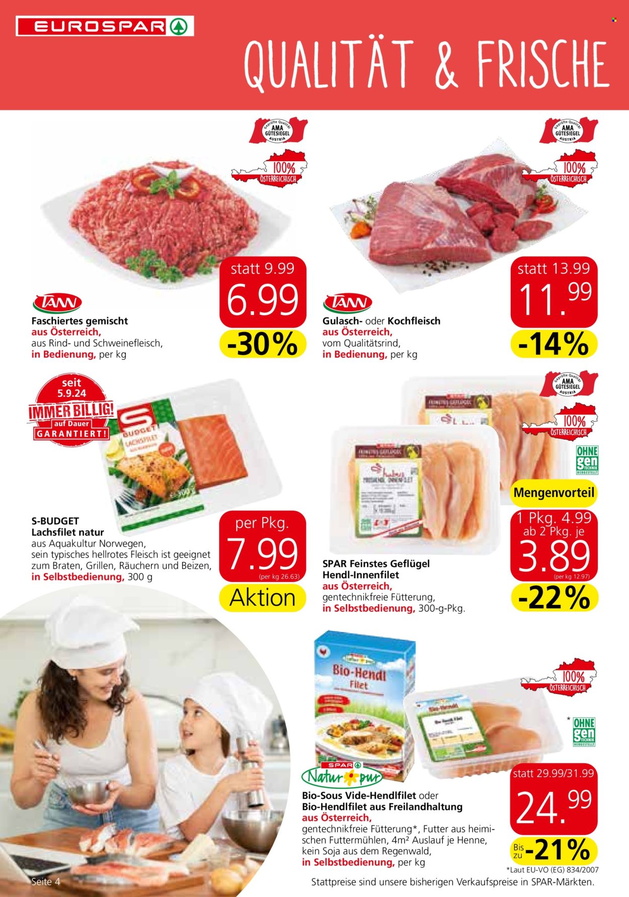 Angebote EUROSPAR - 19.9.2024 - 2.10.2024. Seite 4