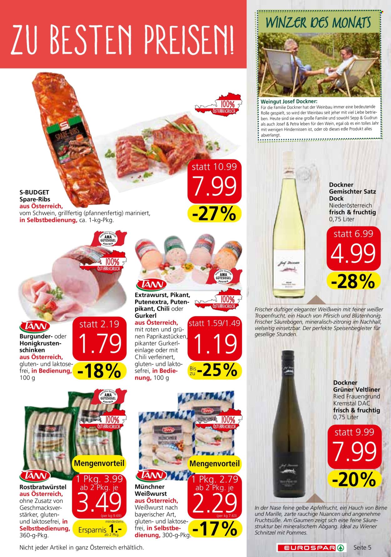 Angebote EUROSPAR - 19.9.2024 - 2.10.2024. Seite 5