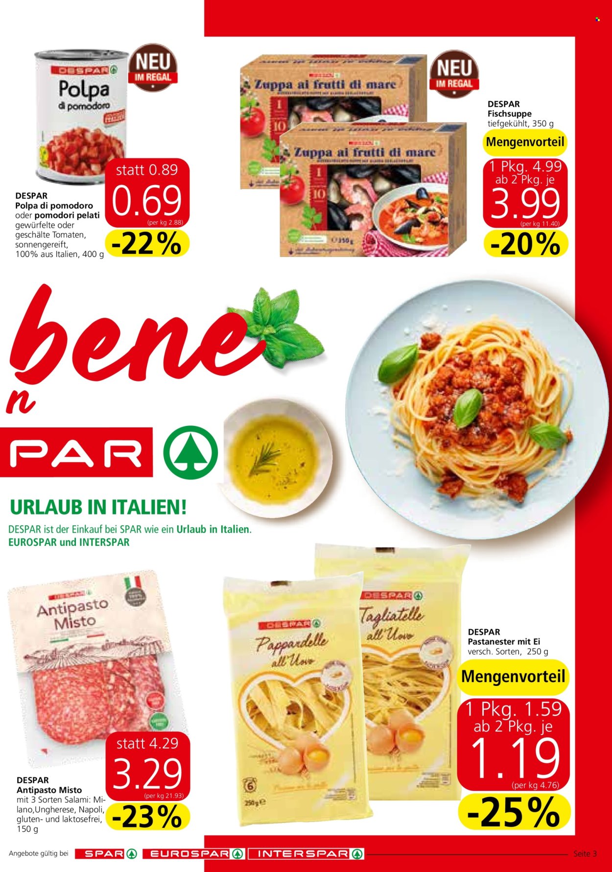 Angebote SPAR - 19.9.2024 - 2.10.2024. Seite 3