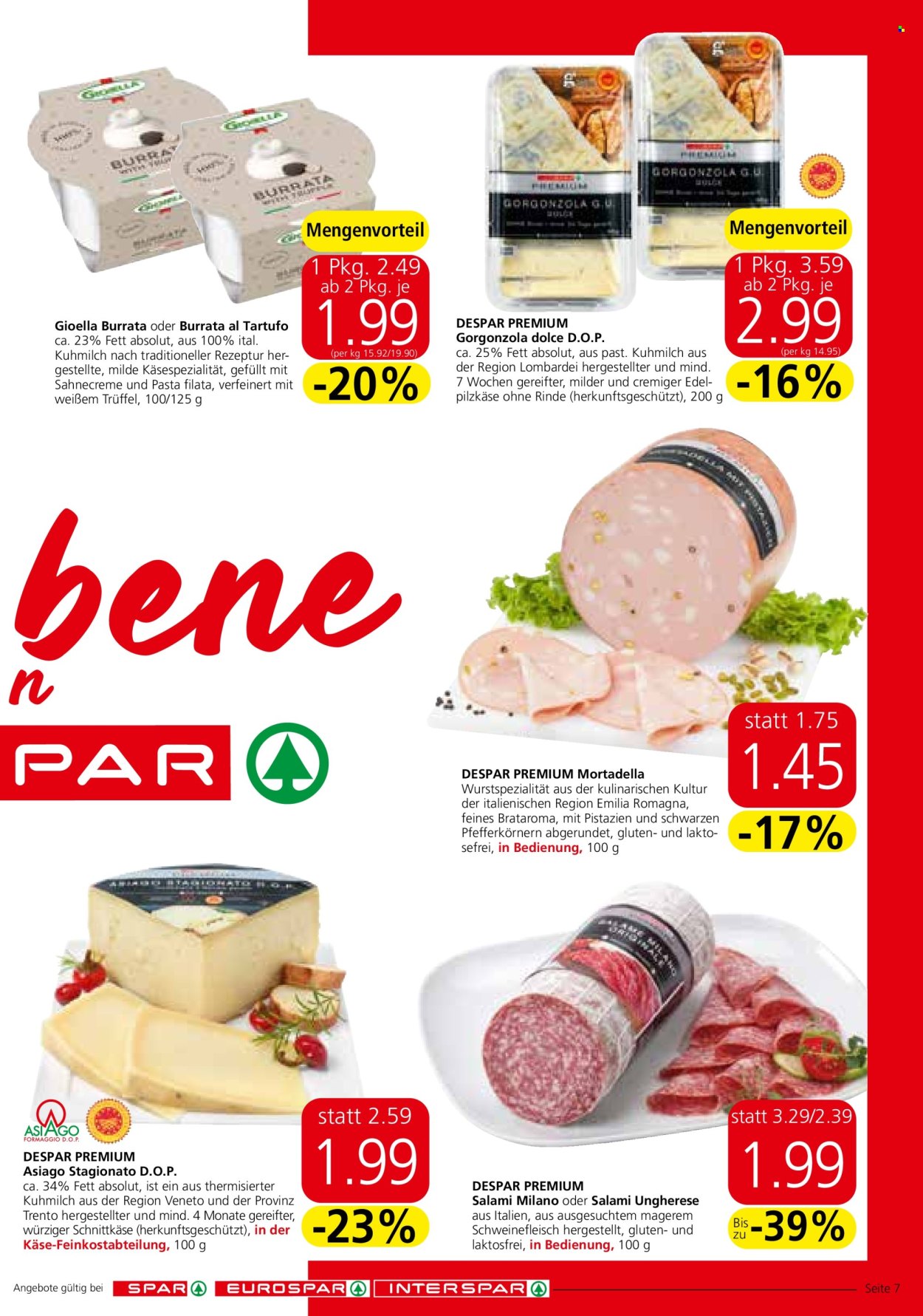 Angebote SPAR - 19.9.2024 - 2.10.2024. Seite 7
