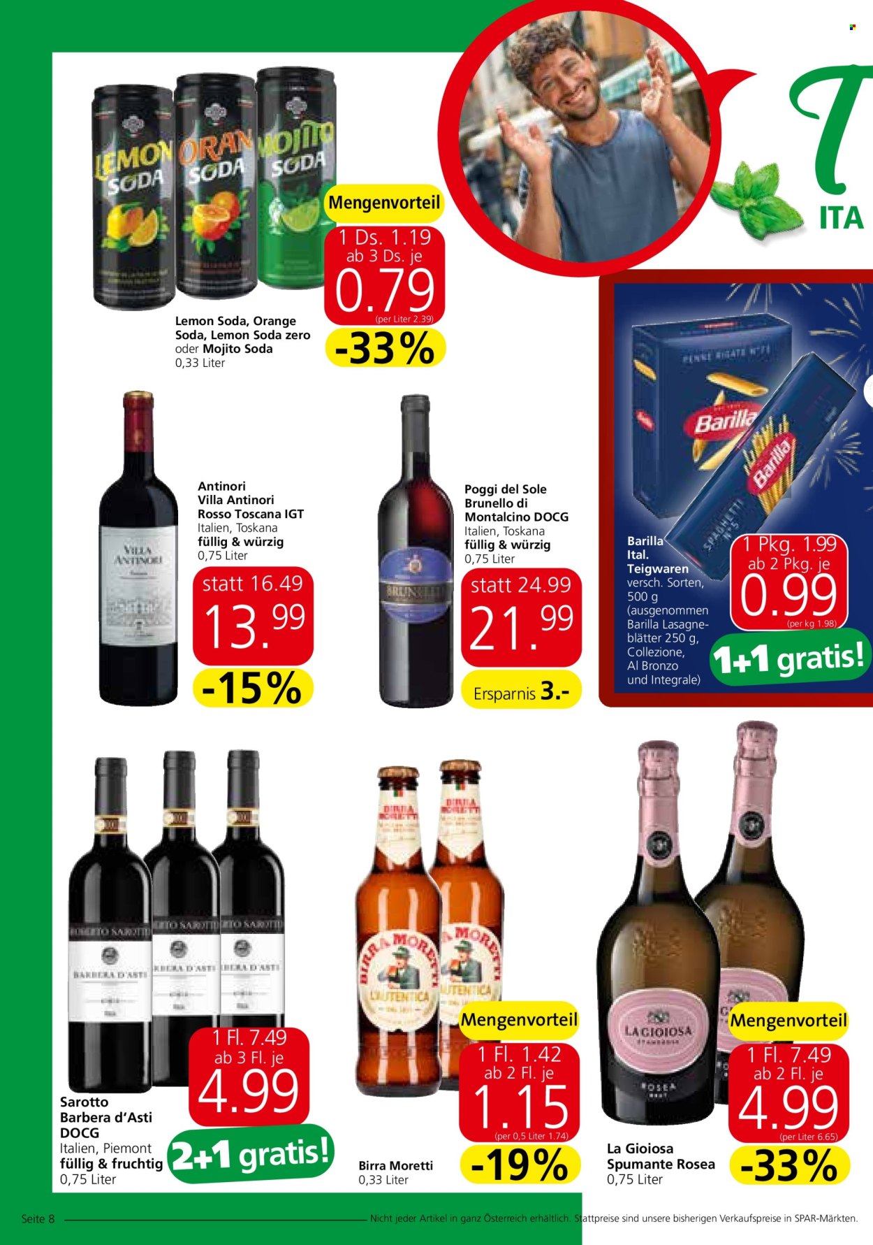 Angebote SPAR - 19.9.2024 - 2.10.2024. Seite 8