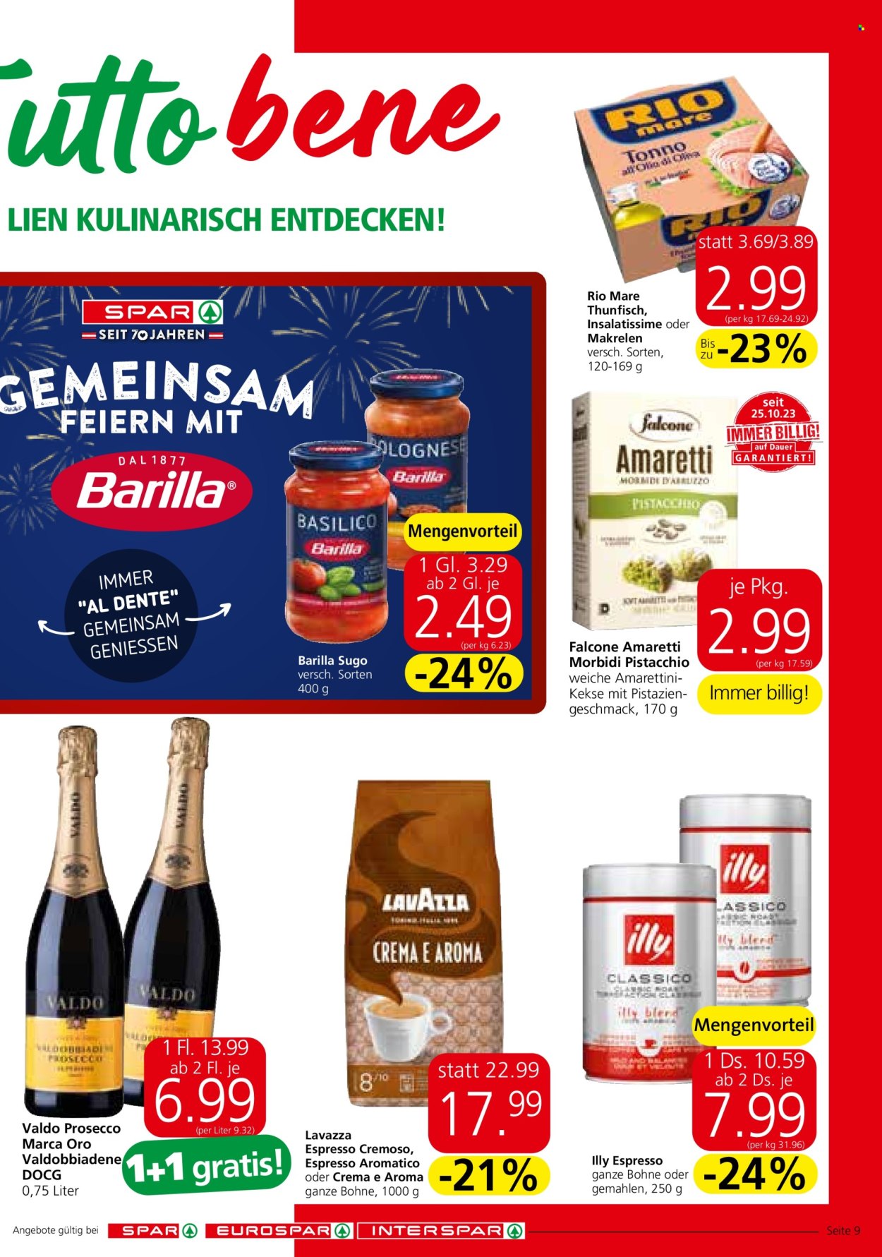 Angebote SPAR - 19.9.2024 - 2.10.2024. Seite 9