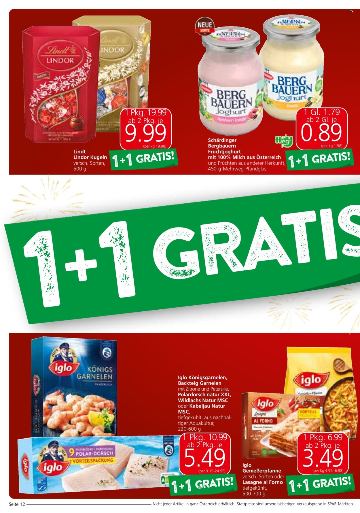 Angebote SPAR - 19.9.2024 - 2.10.2024. Seite 12