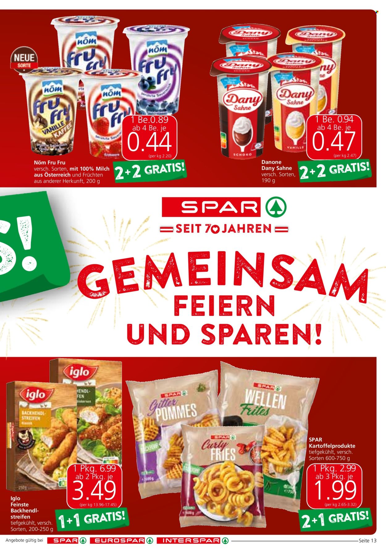 Angebote SPAR - 19.9.2024 - 2.10.2024. Seite 13
