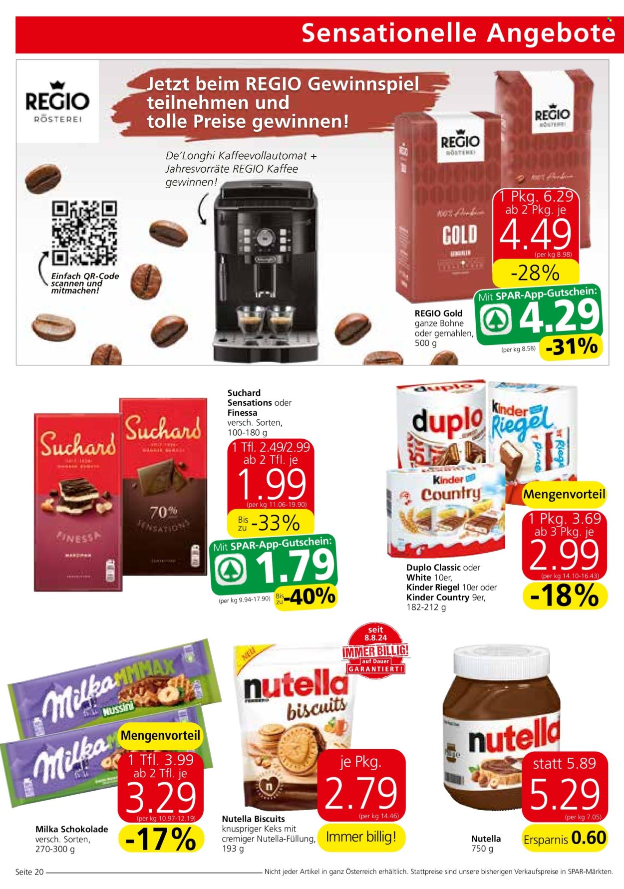 Angebote SPAR - 19.9.2024 - 2.10.2024. Seite 20