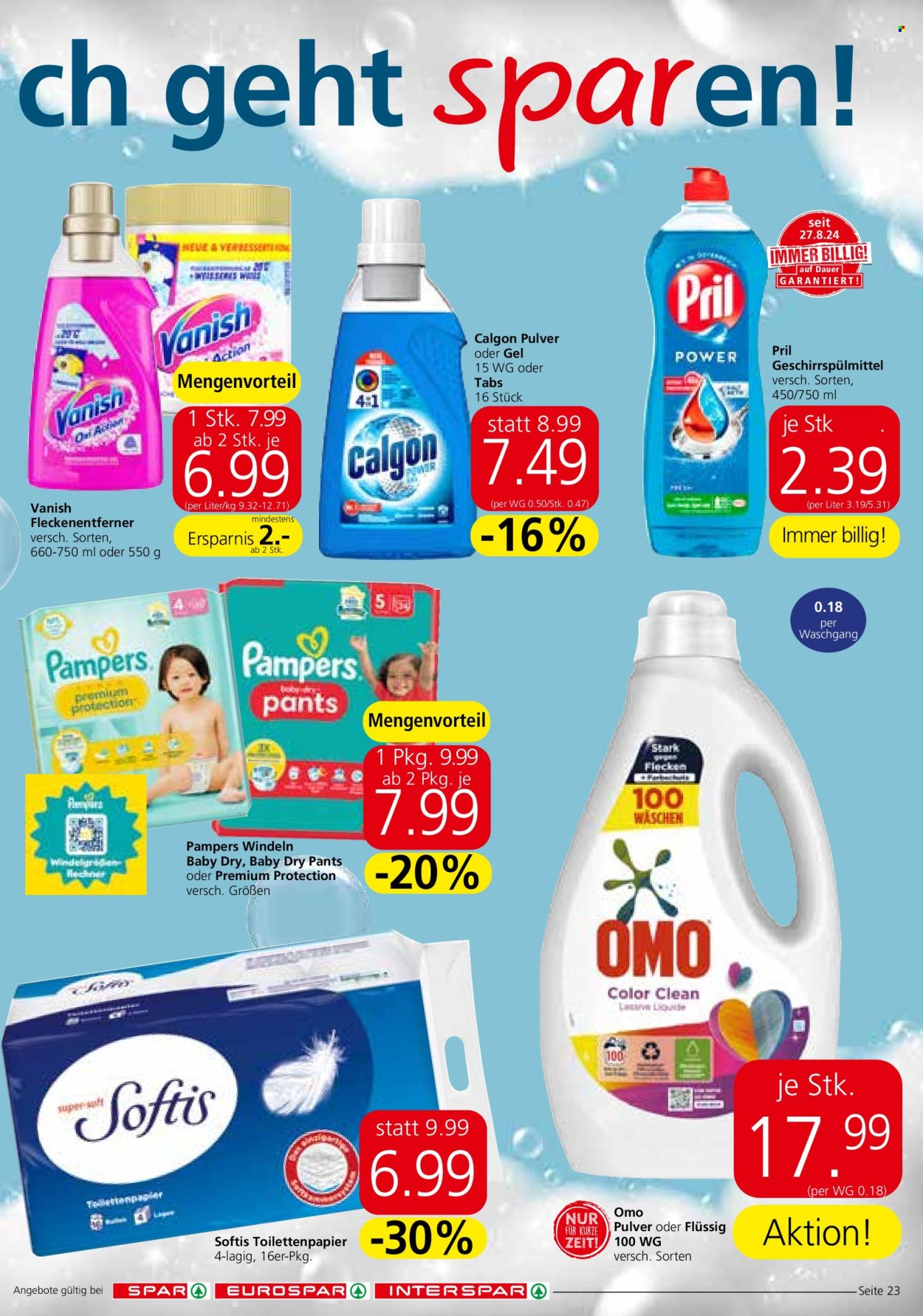 Angebote SPAR - 19.9.2024 - 2.10.2024. Seite 23