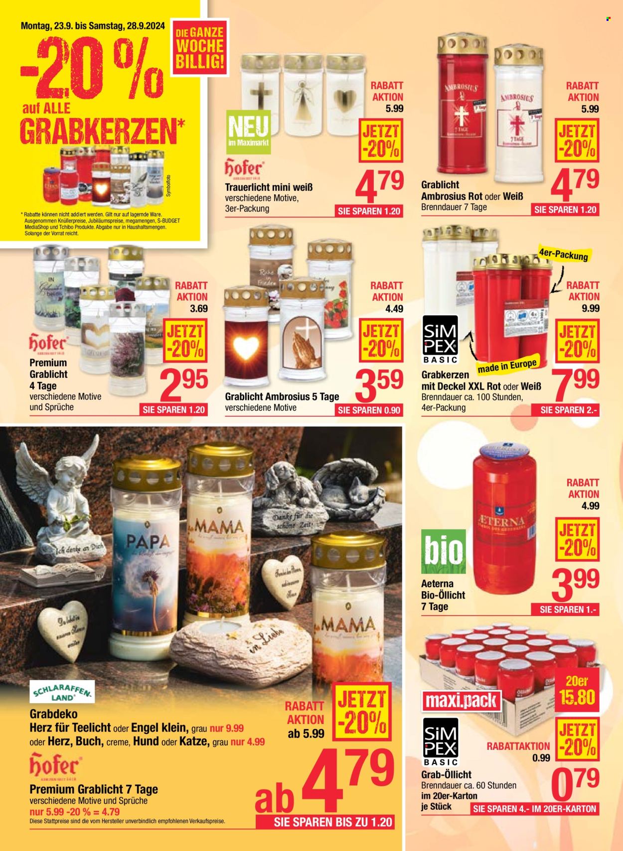 Angebote Maximarkt - 23.9.2024 - 28.9.2024. Seite 12