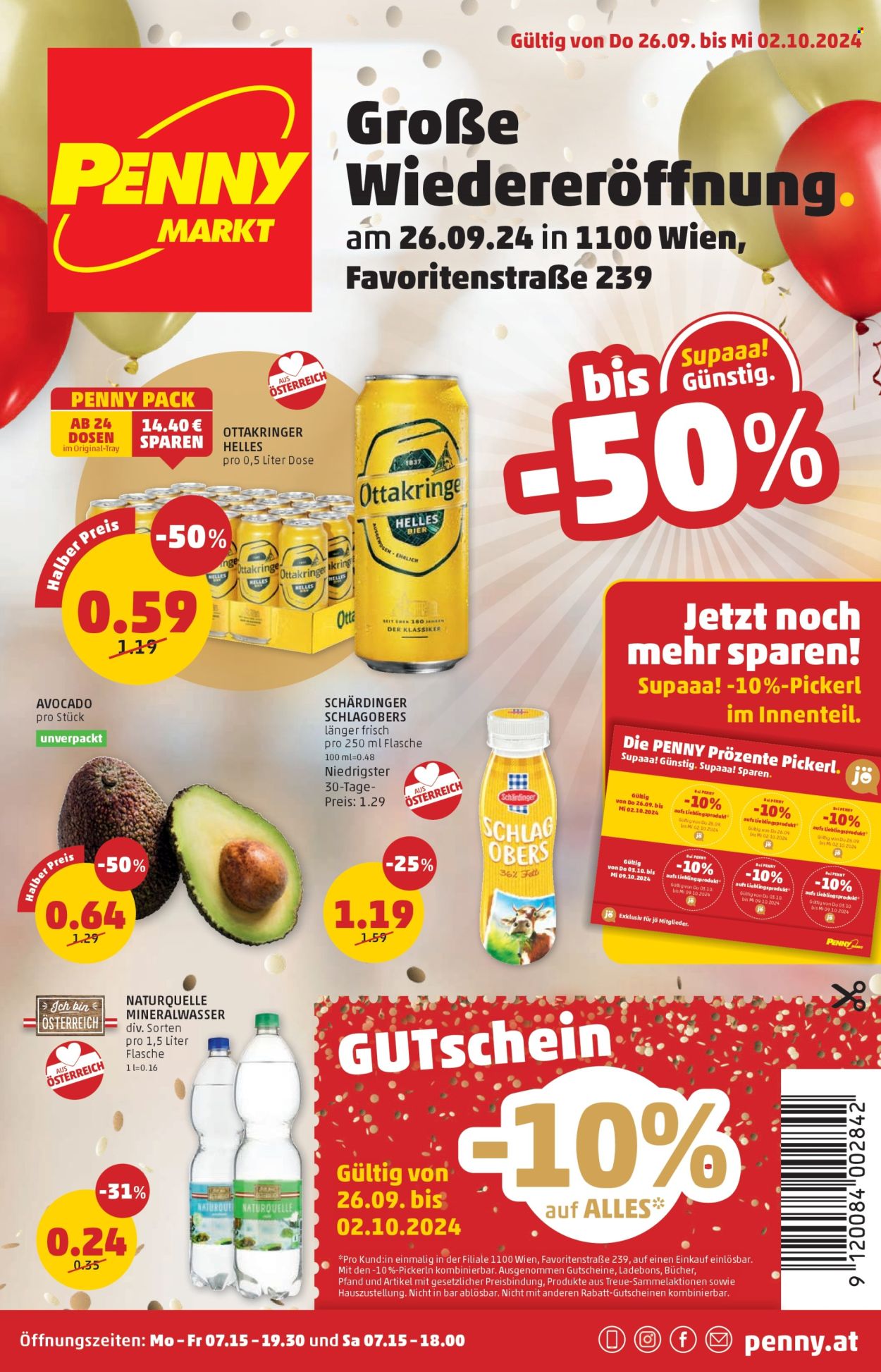 Angebote Penny - 26.9.2024 - 2.10.2024. Seite 1
