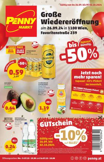 Angebote Penny - 26.9.2024 - 2.10.2024.