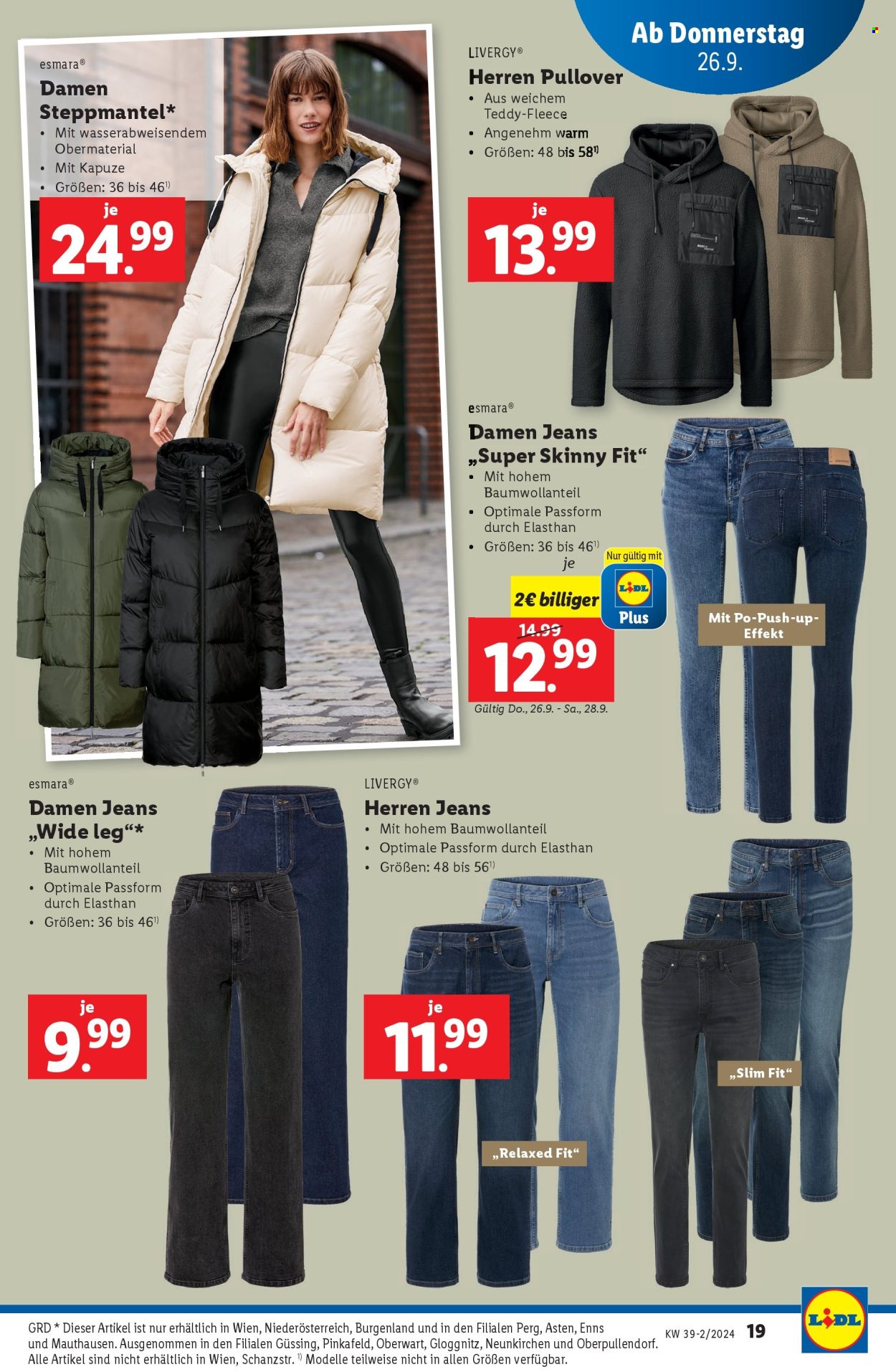 Angebote Lidl - 26.9.2024 - 2.10.2024. Seite 19