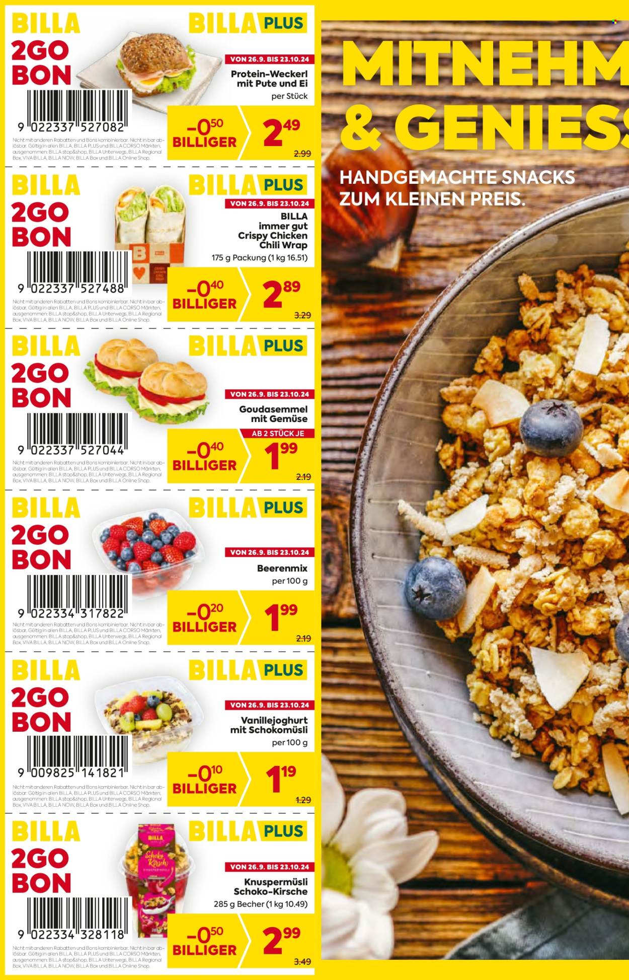Angebote Billa - 26.9.2024 - 2.10.2024. Seite 18