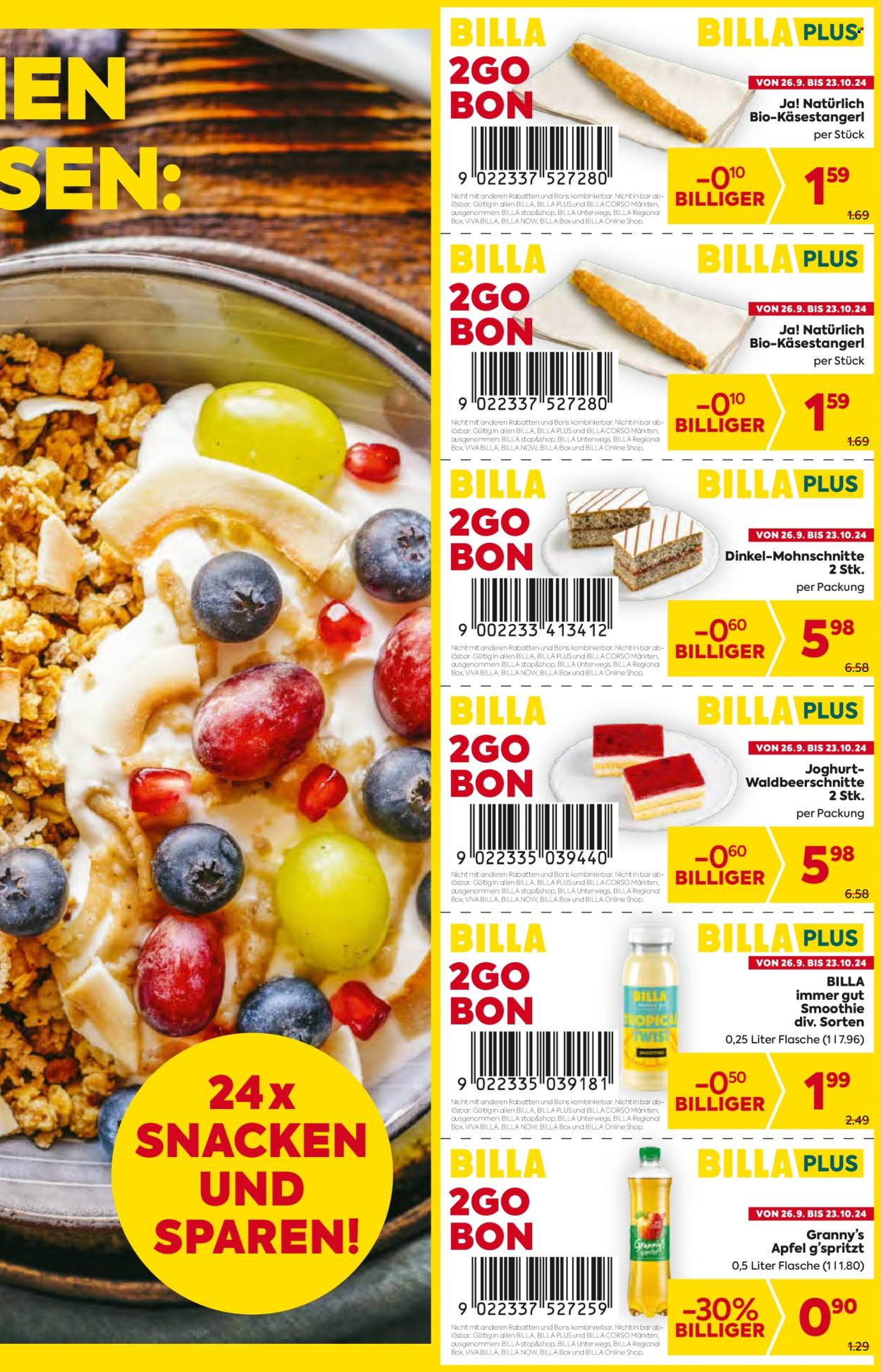 Angebote Billa - 26.9.2024 - 2.10.2024. Seite 19