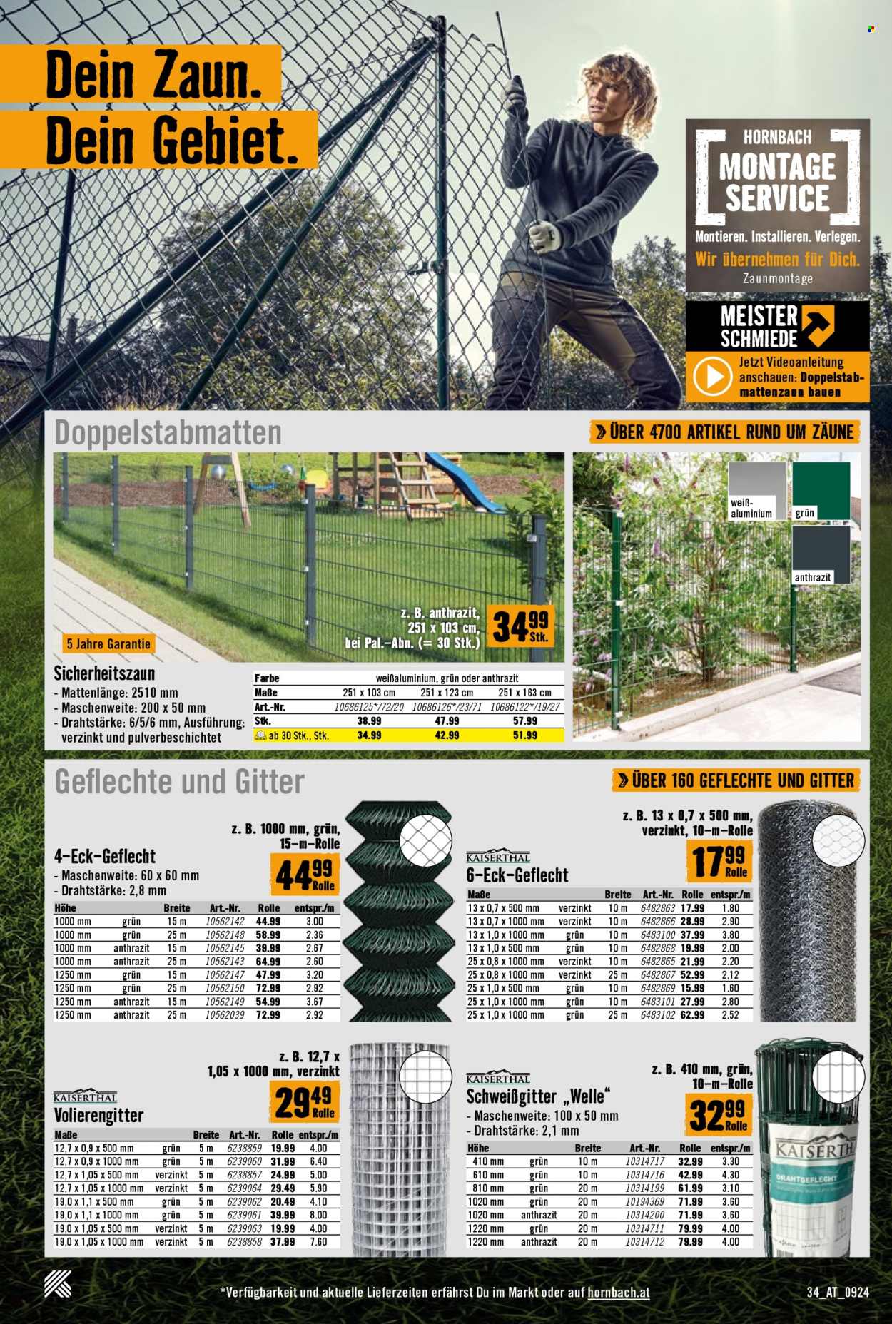 Angebote Hornbach - 12.9.2024 - 25.9.2024. Seite 34