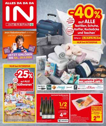 Angebote INTERSPAR - 26.9.2024 - 2.10.2024.