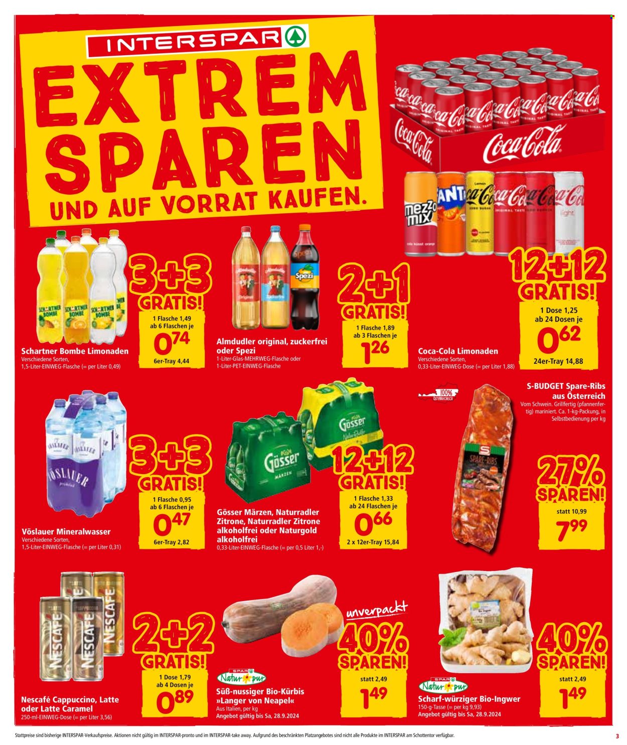 Angebote INTERSPAR - 26.9.2024 - 2.10.2024. Seite 3