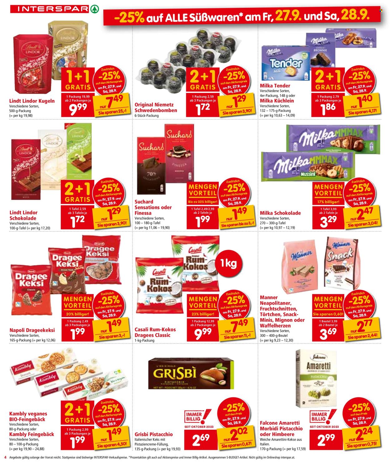 Angebote INTERSPAR - 26.9.2024 - 2.10.2024. Seite 4