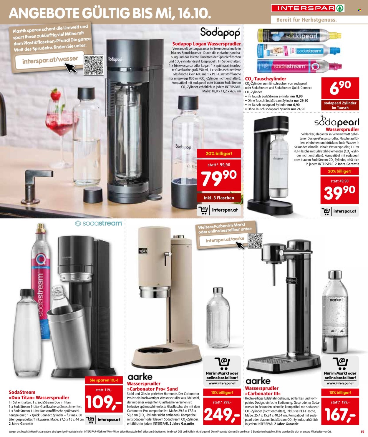 Angebote INTERSPAR - 26.9.2024 - 2.10.2024. Seite 15