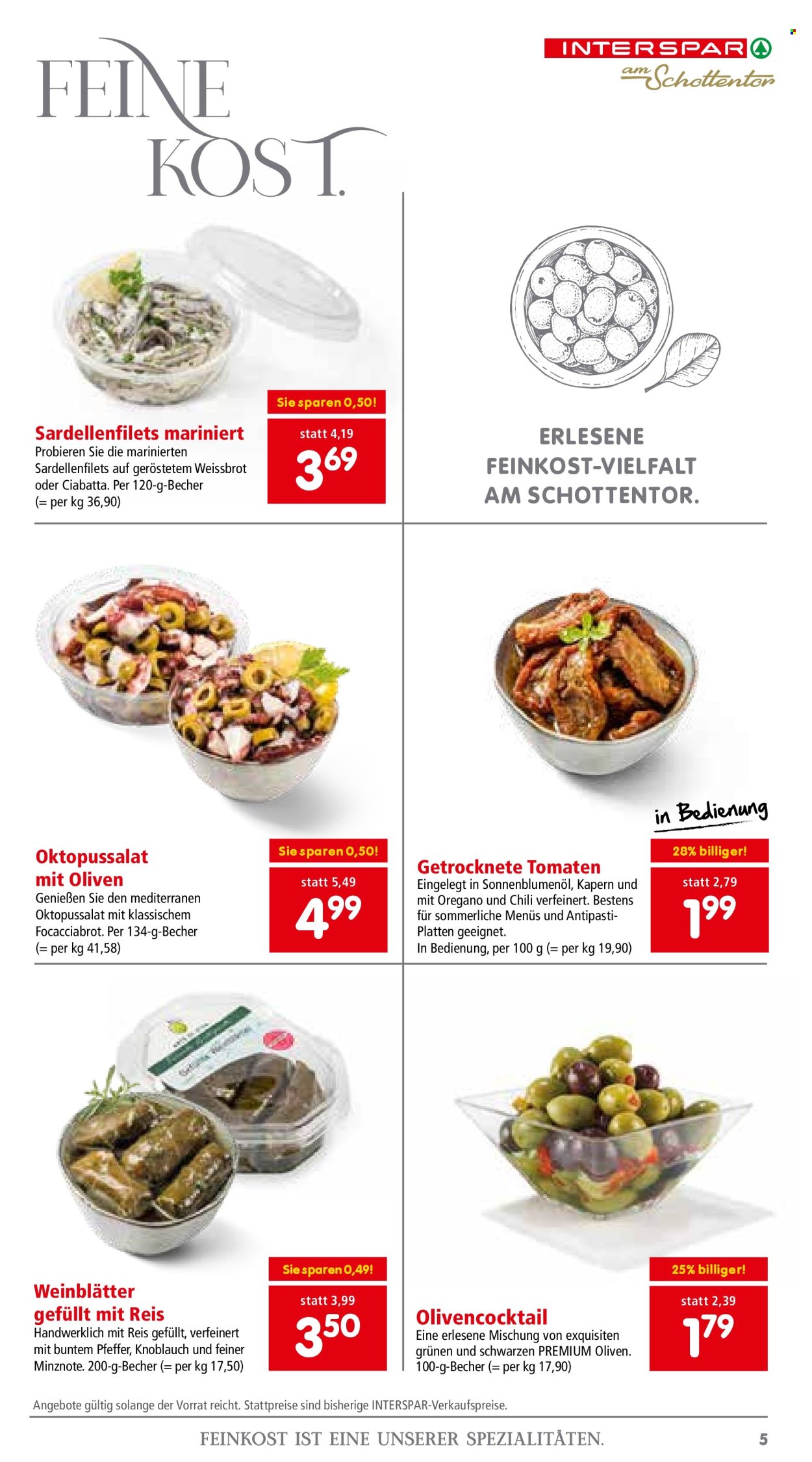 Angebote INTERSPAR - 19.9.2024 - 2.10.2024. Seite 5