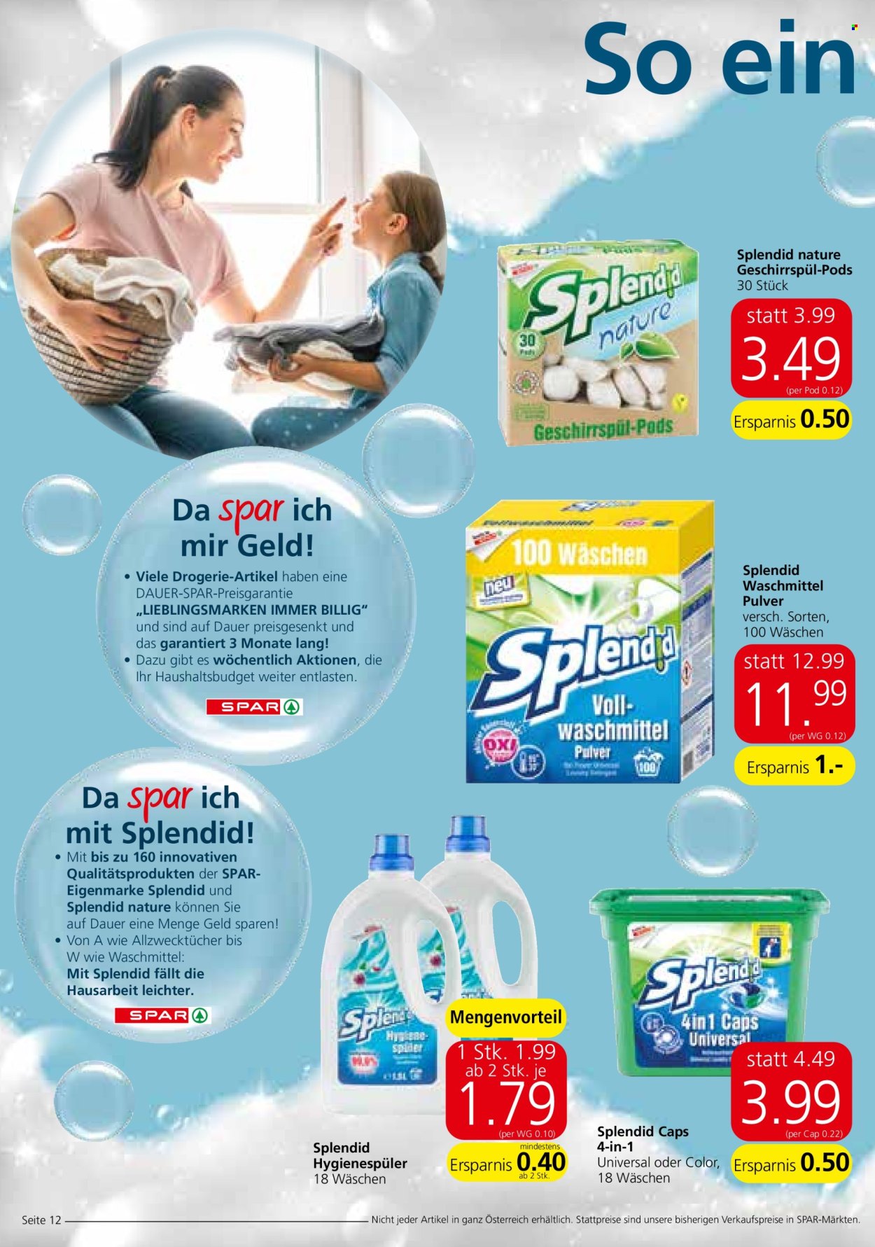 Angebote SPAR - 26.9.2024 - 2.10.2024. Seite 12