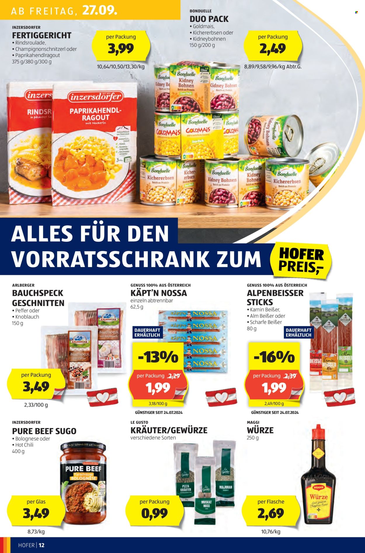 Angebote Hofer - 27.9.2024 - 3.10.2024. Seite 14