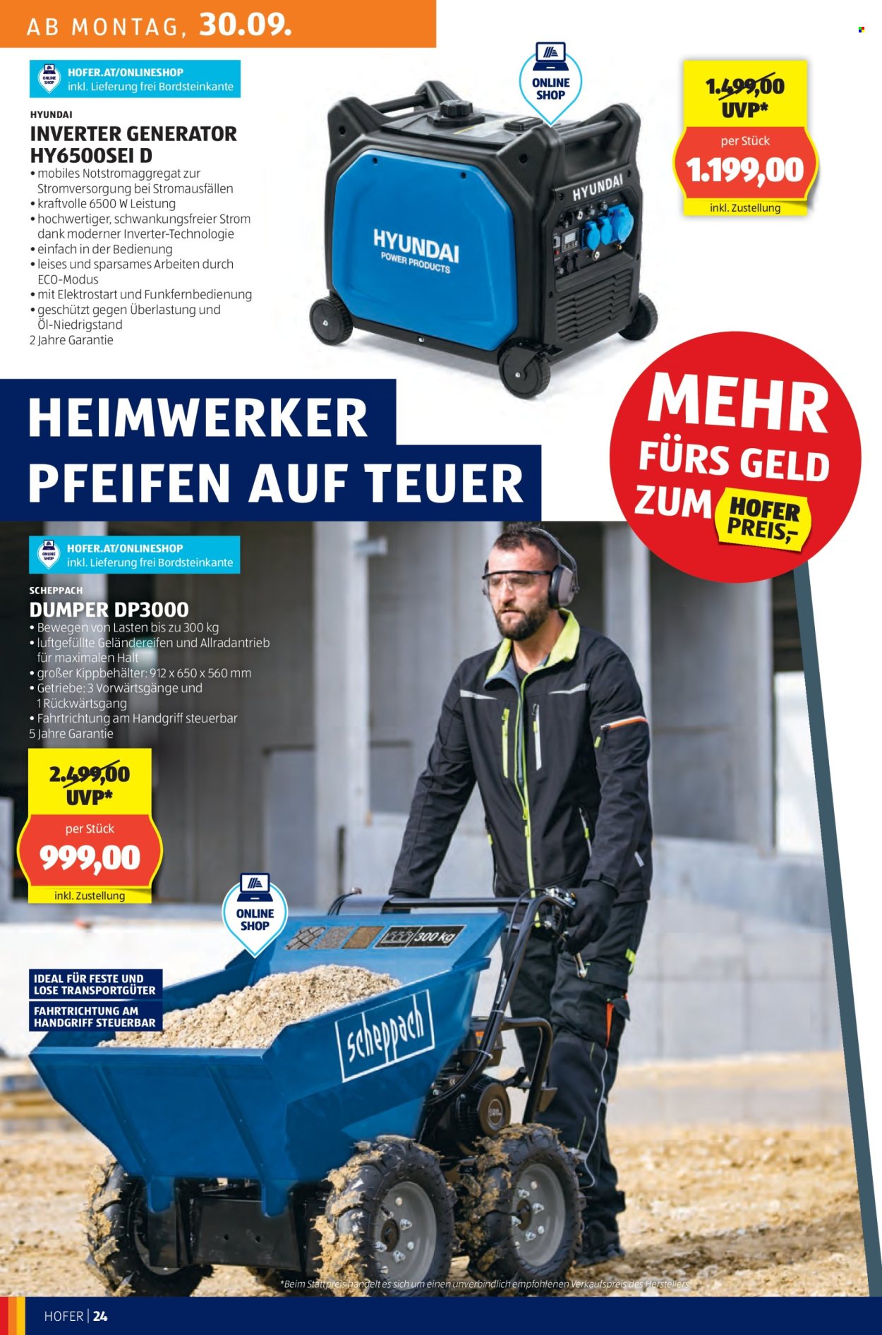 Angebote Hofer - 27.9.2024 - 3.10.2024. Seite 28