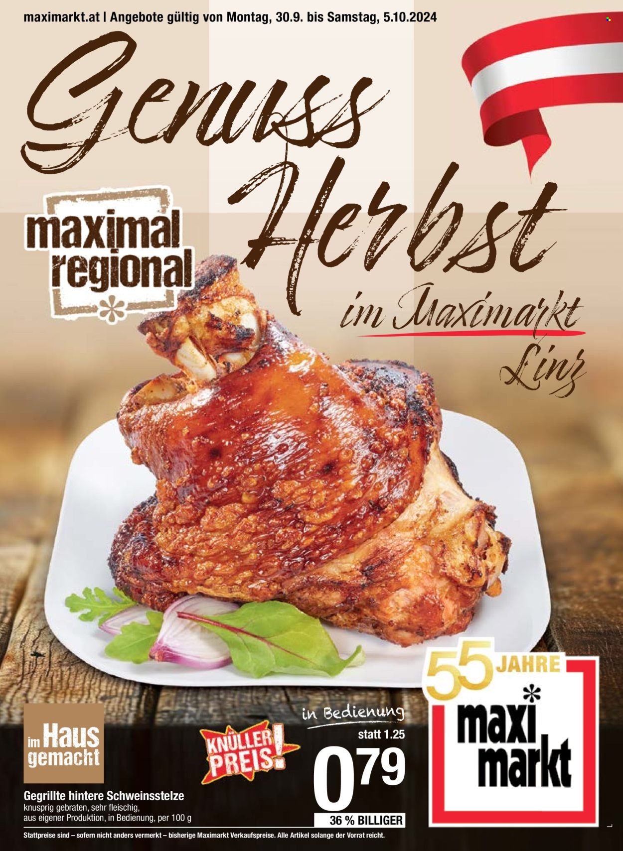 Angebote Maximarkt - 30.9.2024 - 5.10.2024. Seite 1