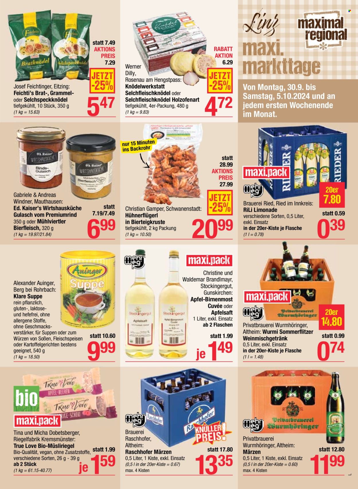 Angebote Maximarkt - 30.9.2024 - 5.10.2024. Seite 7